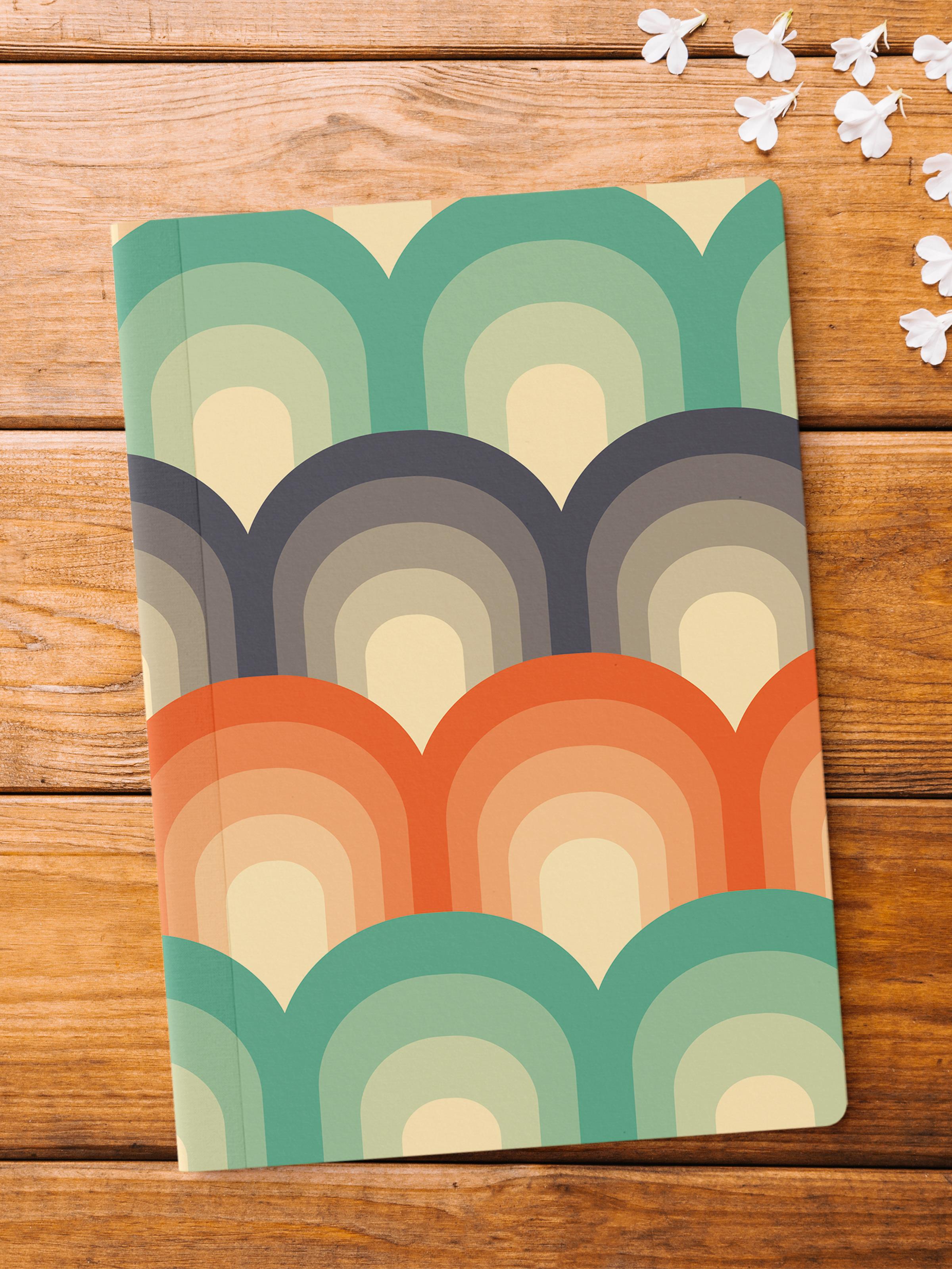 Çizgisiz Defter, Vintage Notebook, Not Defteri, Akıl ve Anı Defteri, 64 Sayfa, 14*21cm