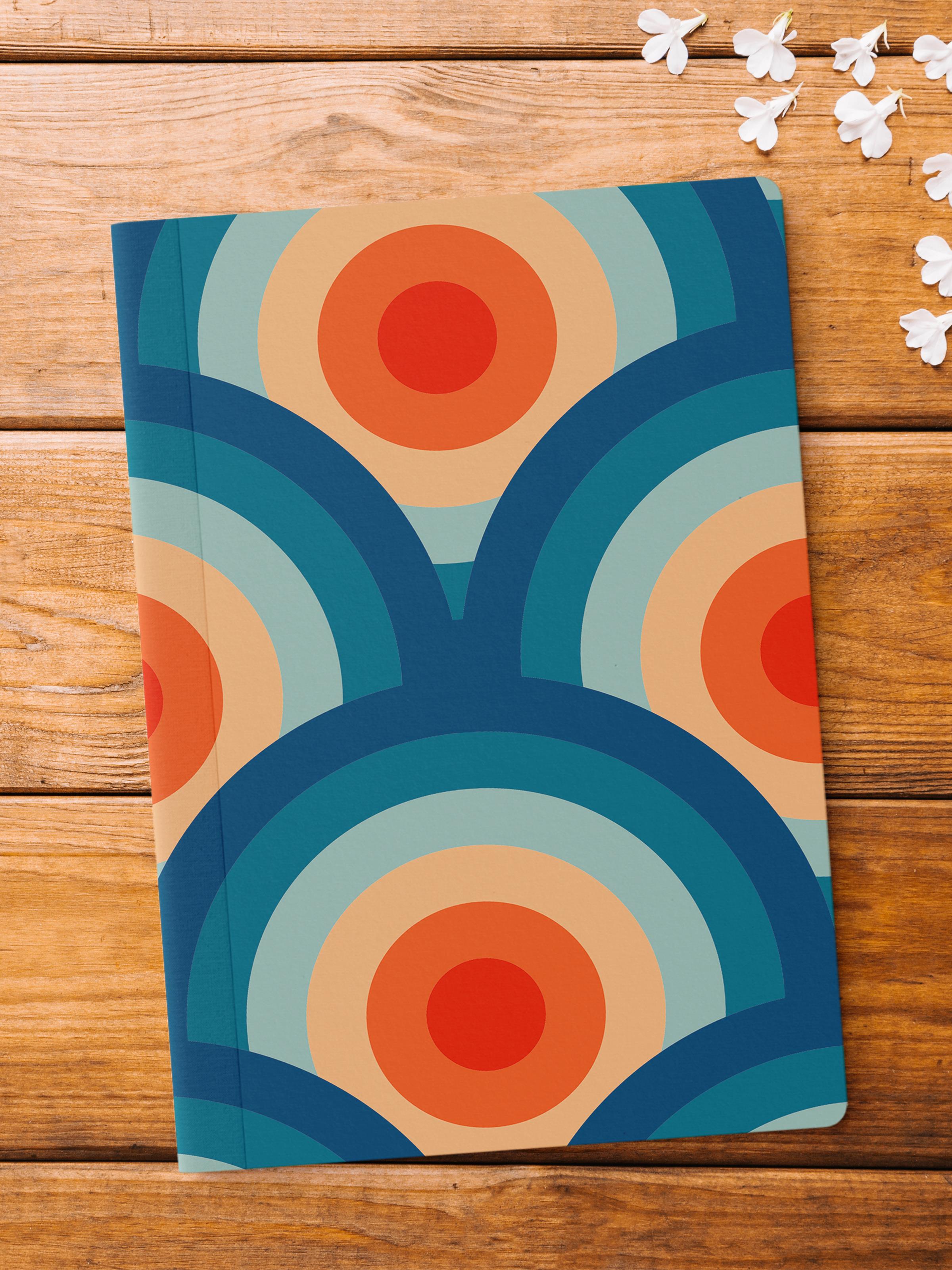 Çizgisiz Defter, Vintage Notebook, Not Defteri, Akıl ve Anı Defteri, 64 Sayfa, 14*21cm
