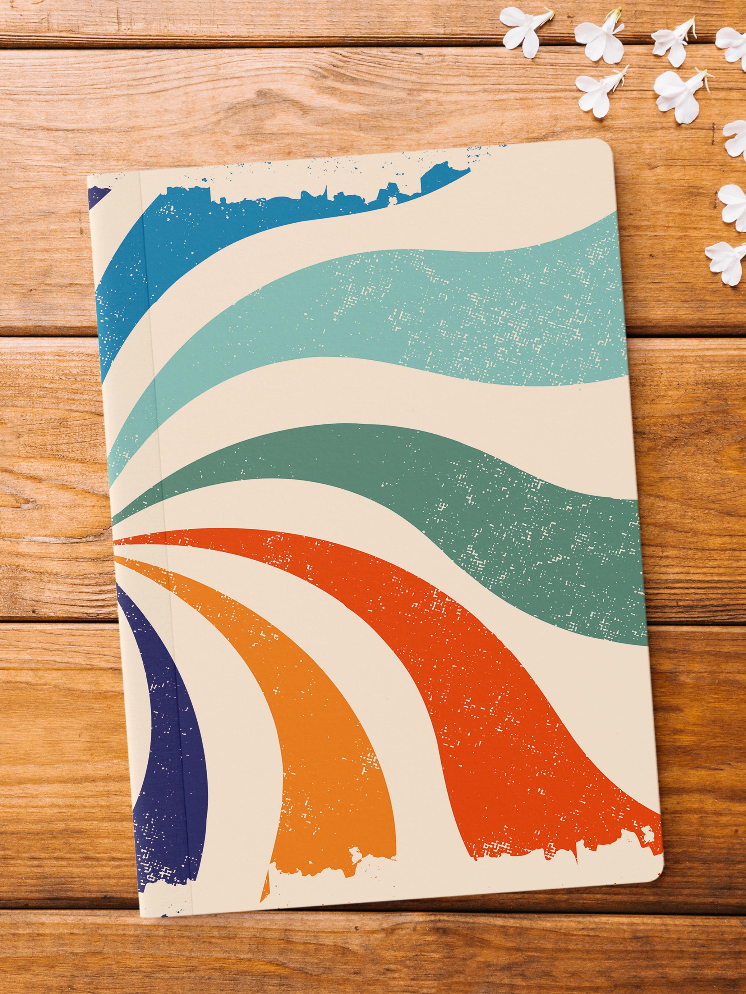 Çizgisiz Defter, Vintage Notebook, Not Defteri, Akıl ve Anı Defteri, 64 Sayfa, 14*21cm