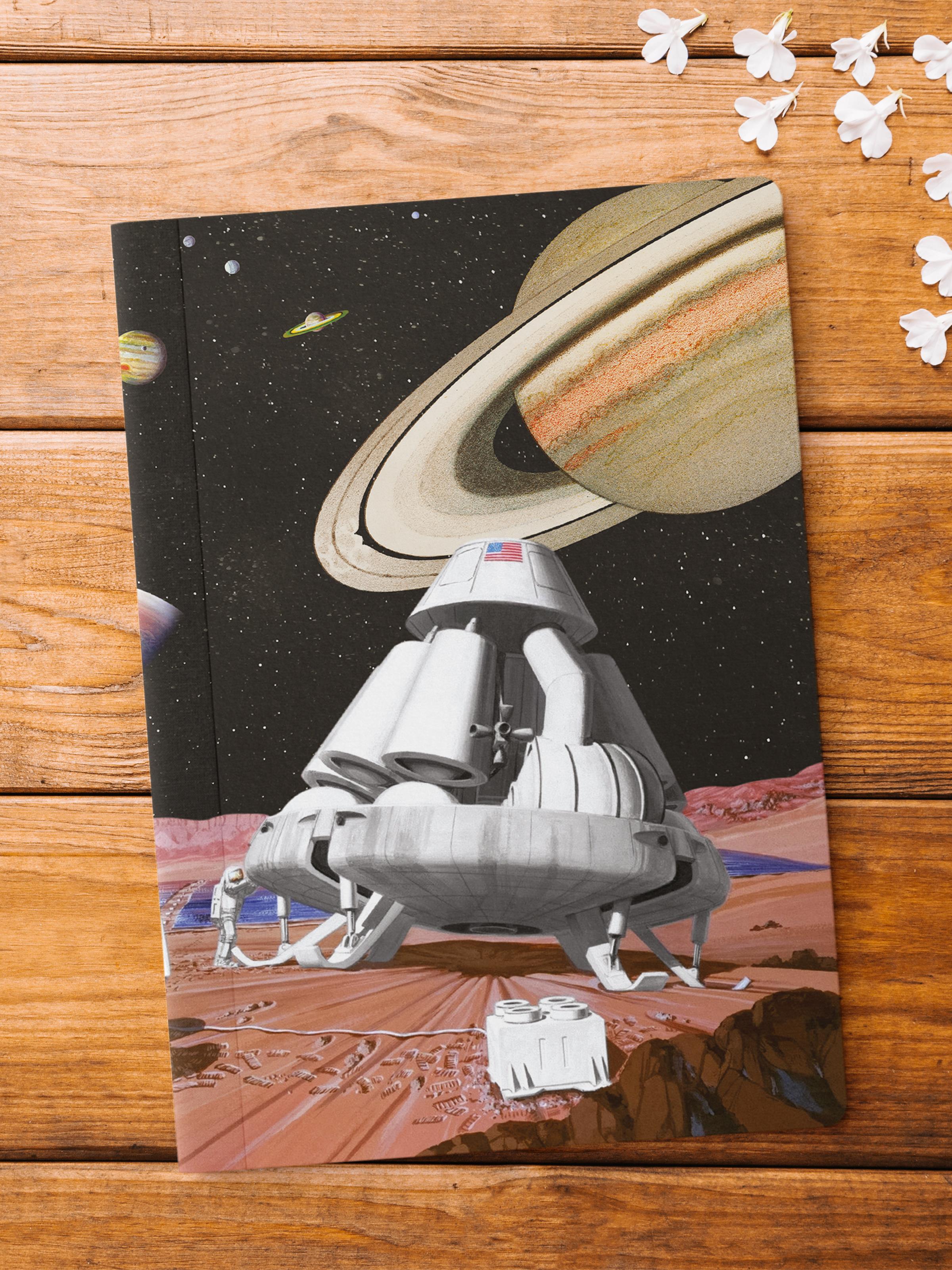 Çizgisiz Defter, Vintage Retro Temalı Notebook, Not Defteri, Vintage Defter, 64 Sayfa 14*21cm