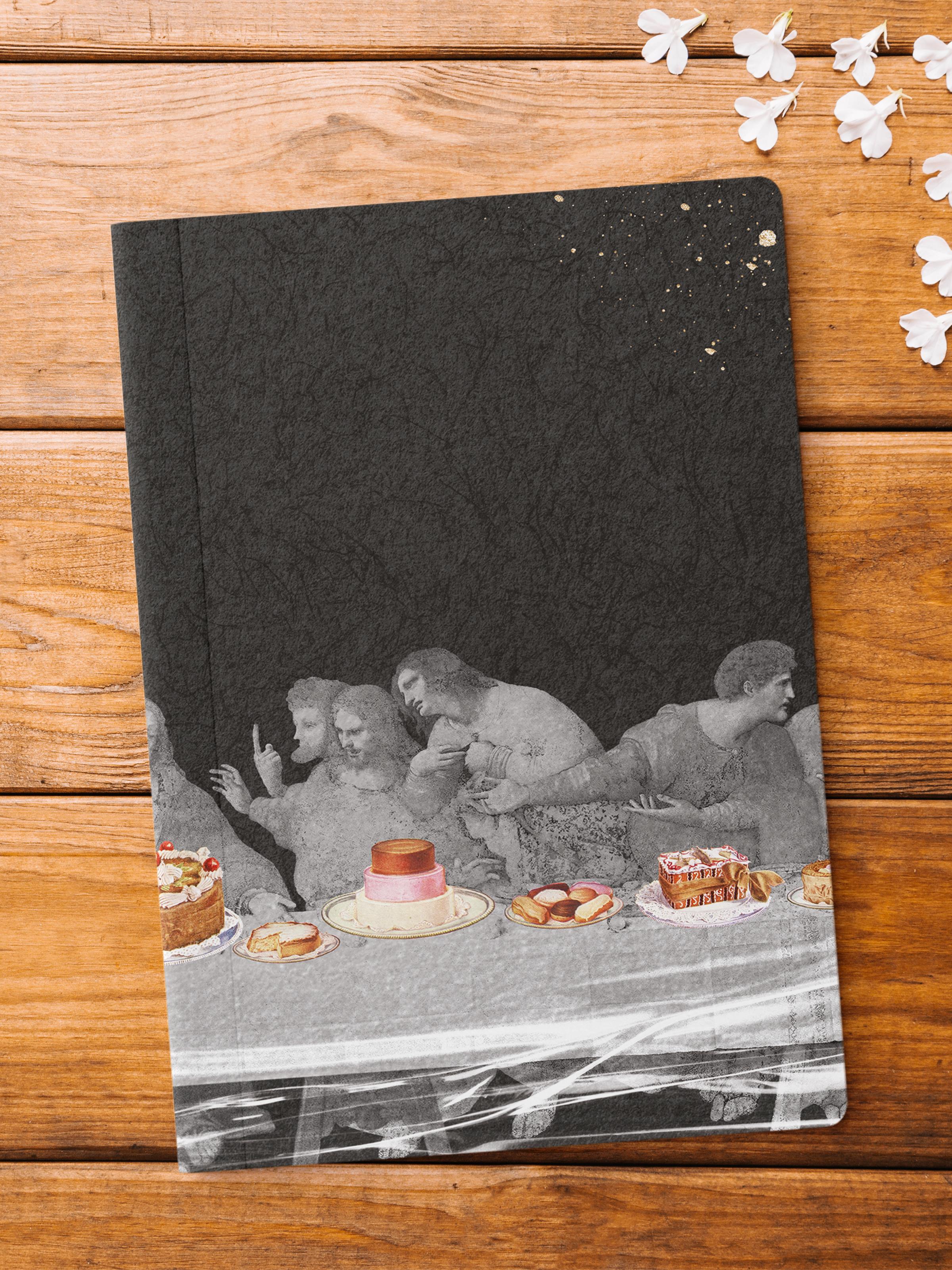 Çizgisiz Defter, Vintage Retro Temalı Notebook, Not Defteri, Vintage Defter, 64 Sayfa 14*21cm