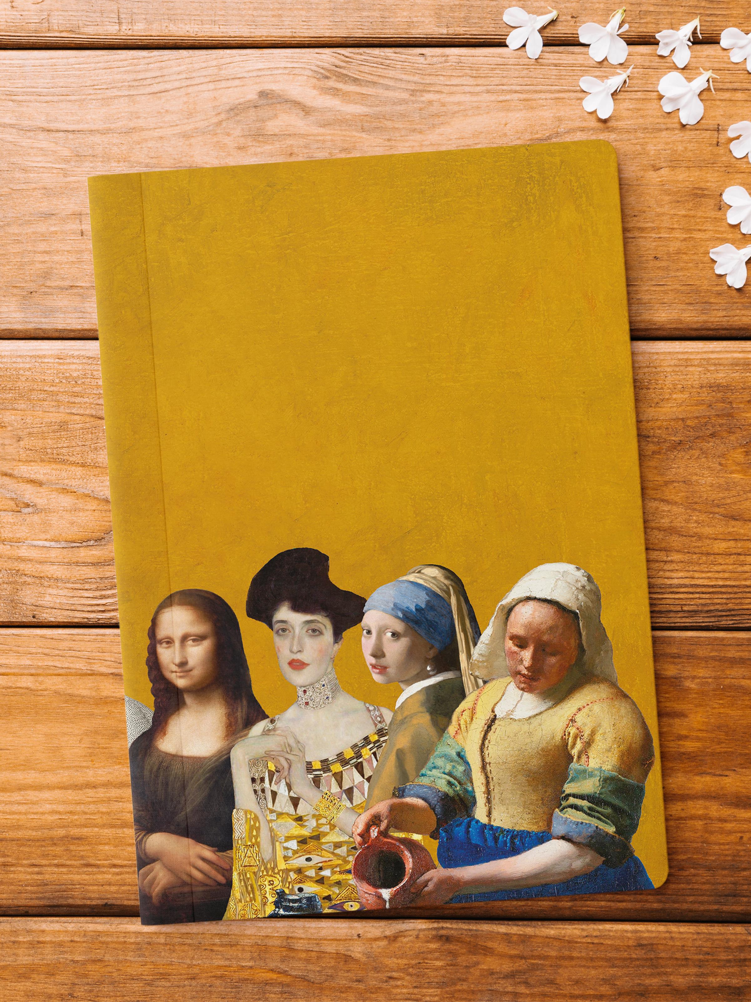 Çizgisiz Defter, Vintage Retro Temalı Notebook, Not Defteri, Vintage Defter, 64 Sayfa 14*21cm