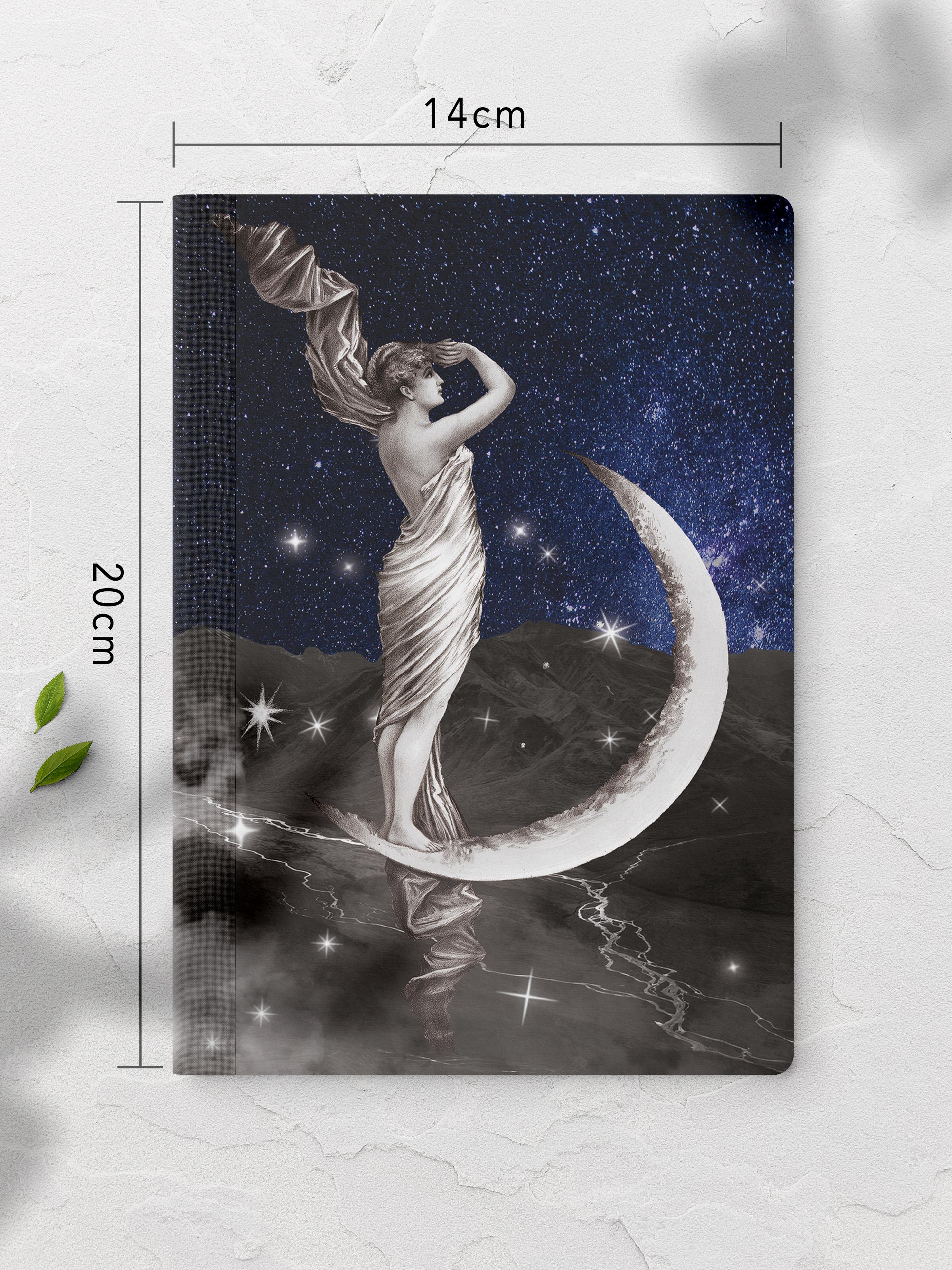 Çizgisiz Defter, Vintage Retro Temalı Notebook, Not Defteri, Vintage Defter, 64 Sayfa 14*21cm