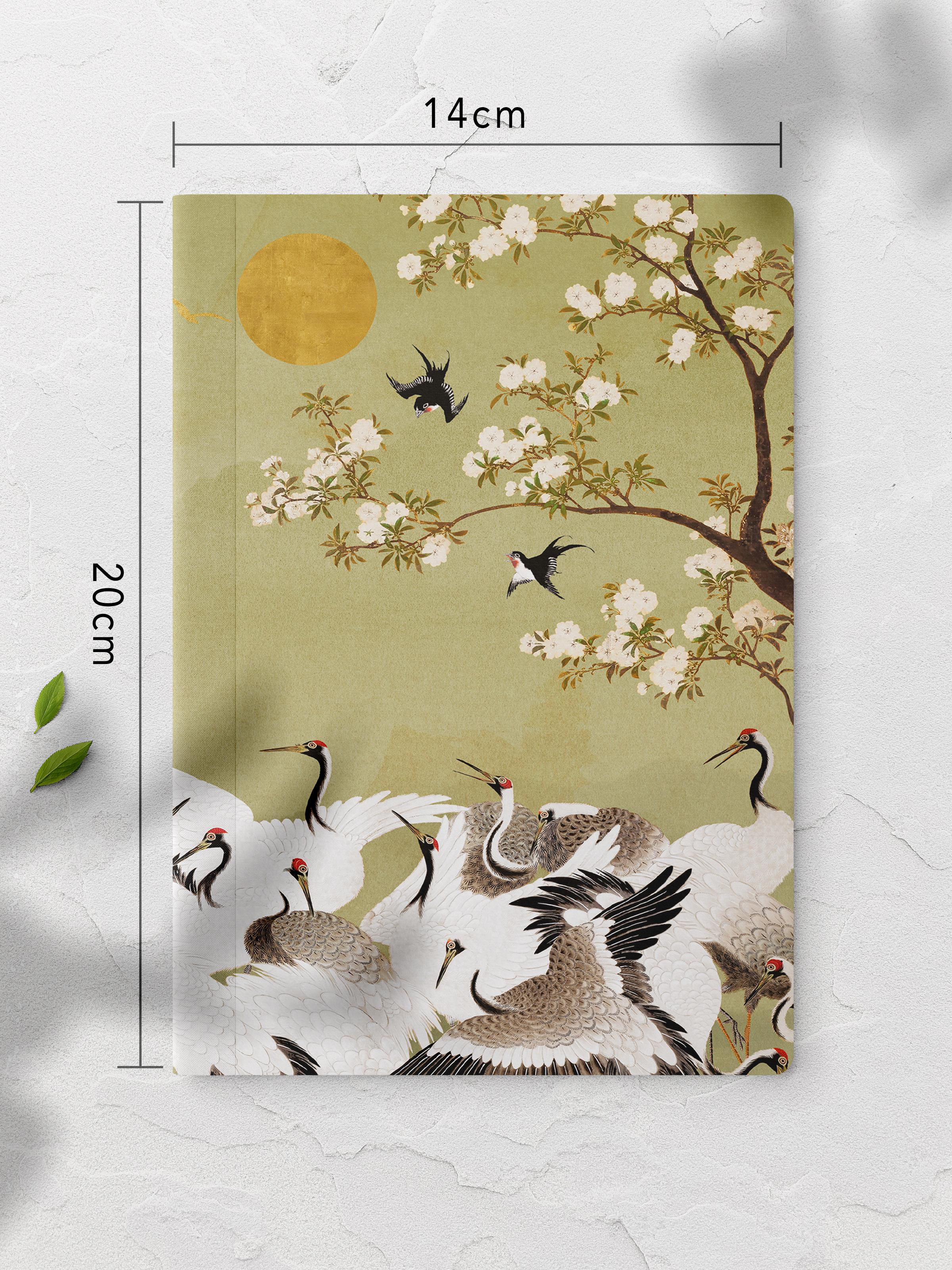 Çizgisiz Defter, Vintage Retro Temalı Notebook, Not Defteri, Vintage Defter, 64 Sayfa 14*21cm