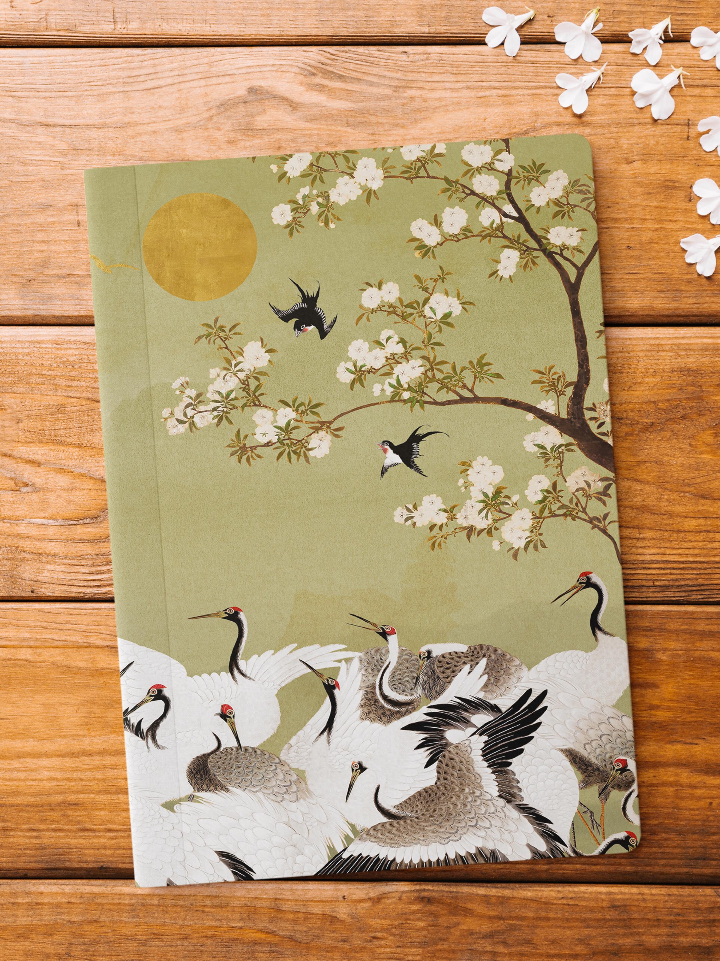 Çizgisiz Defter, Vintage Retro Temalı Notebook, Not Defteri, Vintage Defter, 64 Sayfa 14*21cm