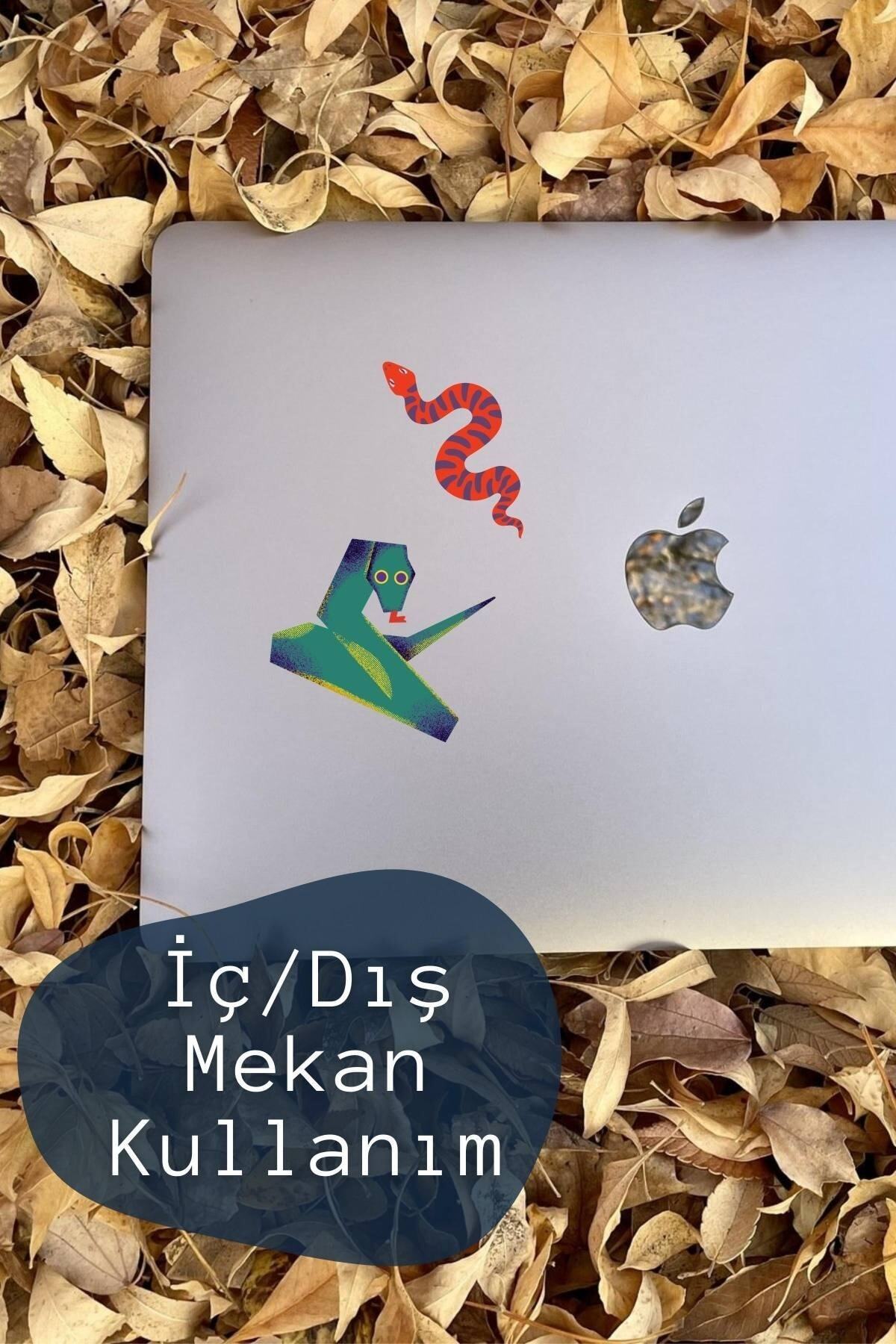 Çizim Sticker Seti - 7 Adet Etiket Seti- Telefon, Tablet, Defter Laptop Uyumlu Etiket