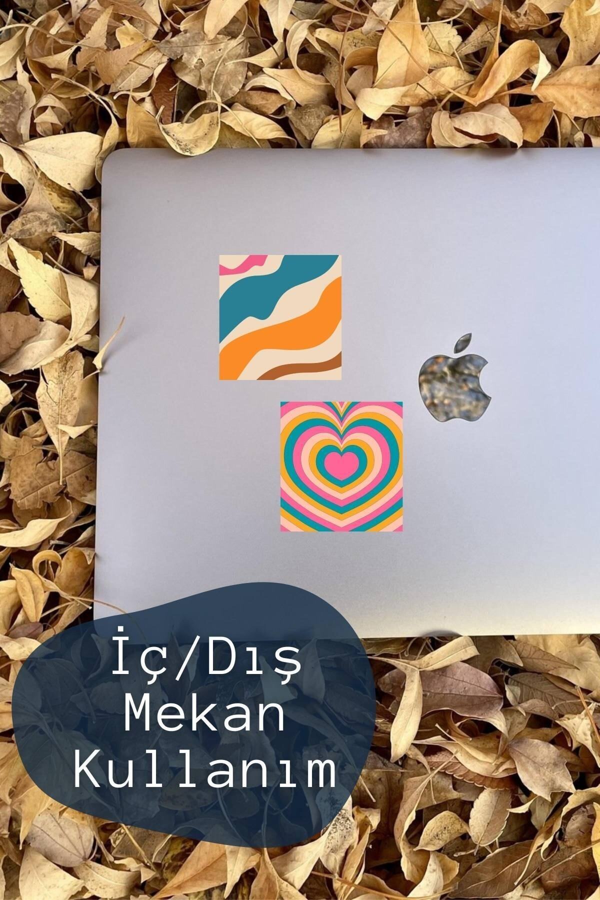 Çizim Temalı Sticker Seti - 6 Adet Etiket Seti- Telefon, Tablet, Defter Laptop Uyumlu Etiket