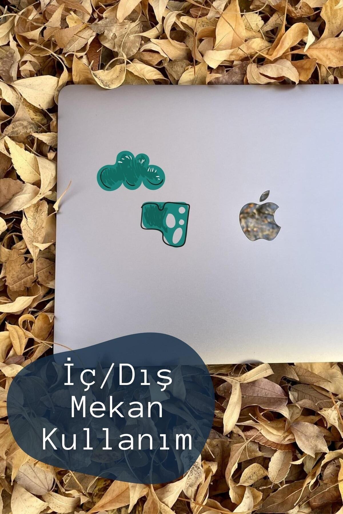 Çizim Temalı Sticker Seti - 8 Adet Etiket Seti- Telefon, Tablet, Defter Laptop Uyumlu Etiket