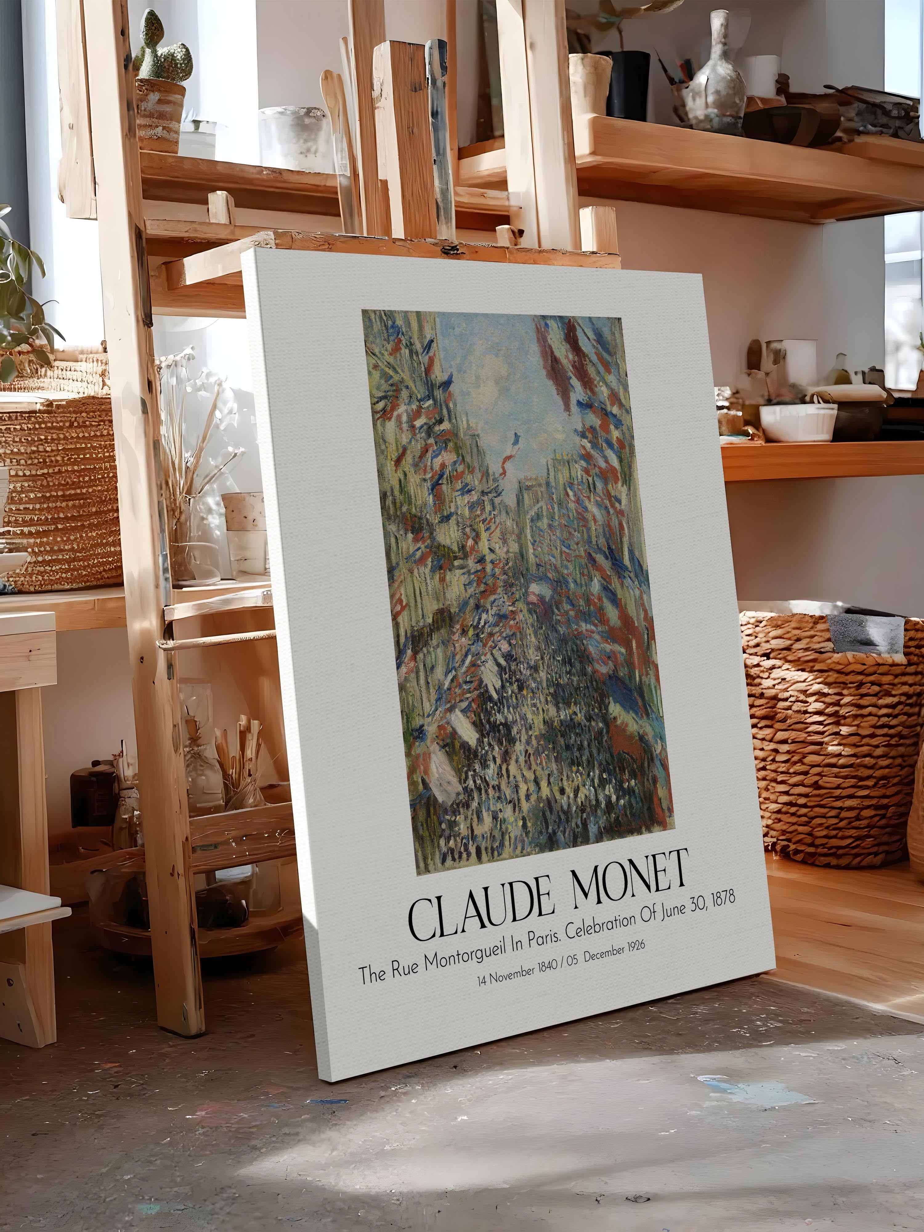 Claude Monet, Kanvas Tablo, Sanat Serisi NO:110304
