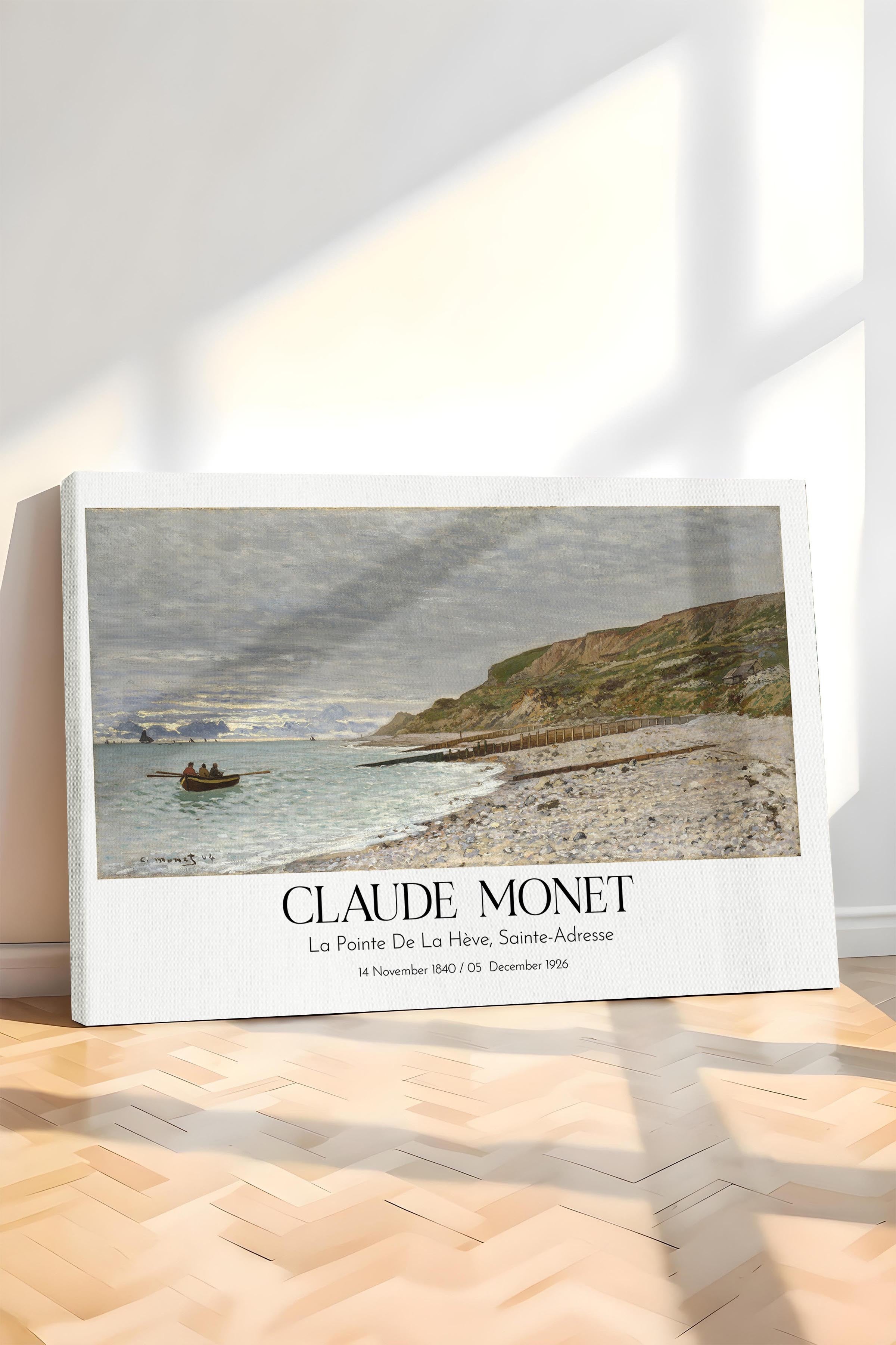 Claude Monet - La Pointe De La Hève, Sainte-Adresse, Kanvas Tablo, Sanat Serisi NO:110318