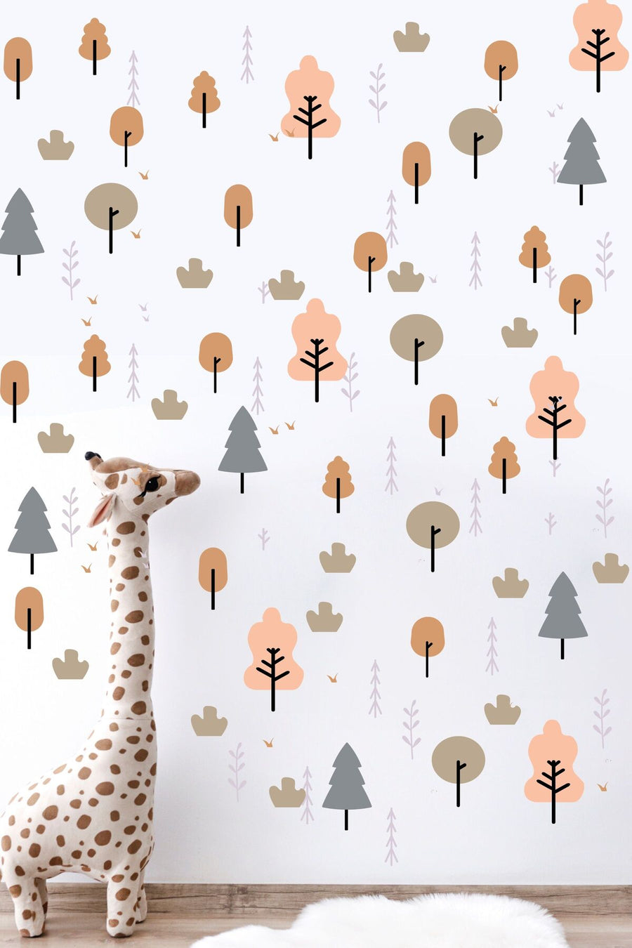 Çocuk Bebek Odası Sticker Seti, Boho Desenler, Duvar Dekoru, Çocuk ve Bebek Odası Duvar Stickerı