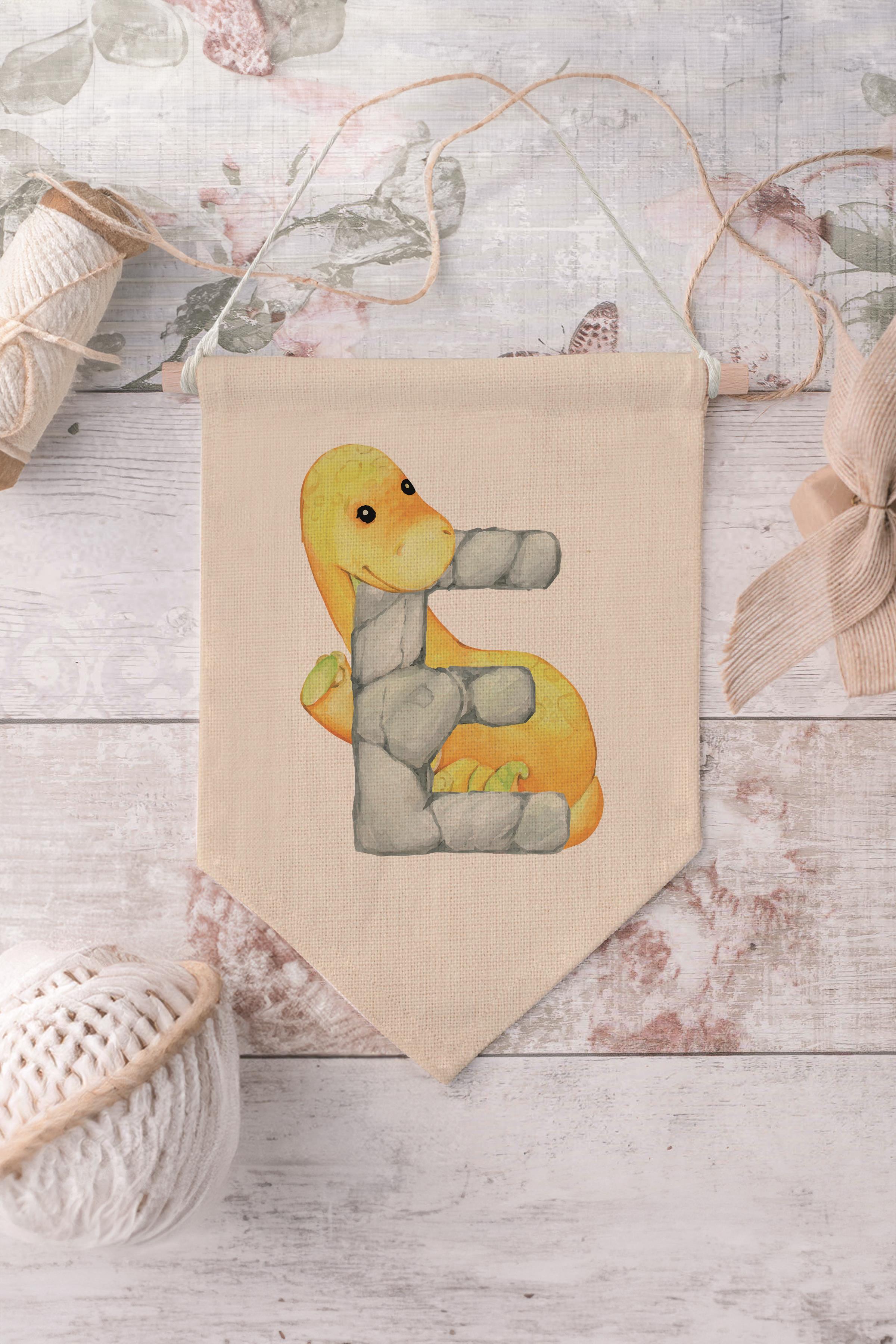 Çocuk Odası Dekor, Duvar Süsü, Ahşap Bebek Odası Dekor, Canvas Flama, Safari ve Hayvanlı E Harfi