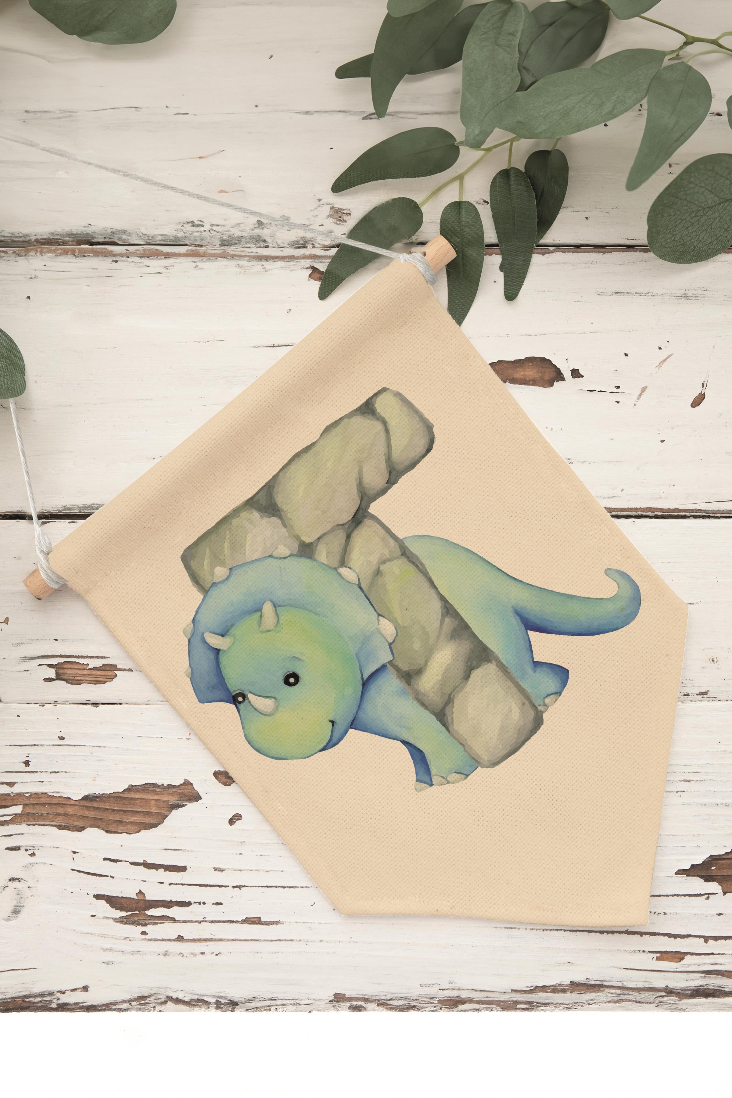 Çocuk Odası Dekor, Duvar Süsü, Ahşap Bebek Odası Dekor, Canvas Flama, Safari ve Hayvanlı T Harfi