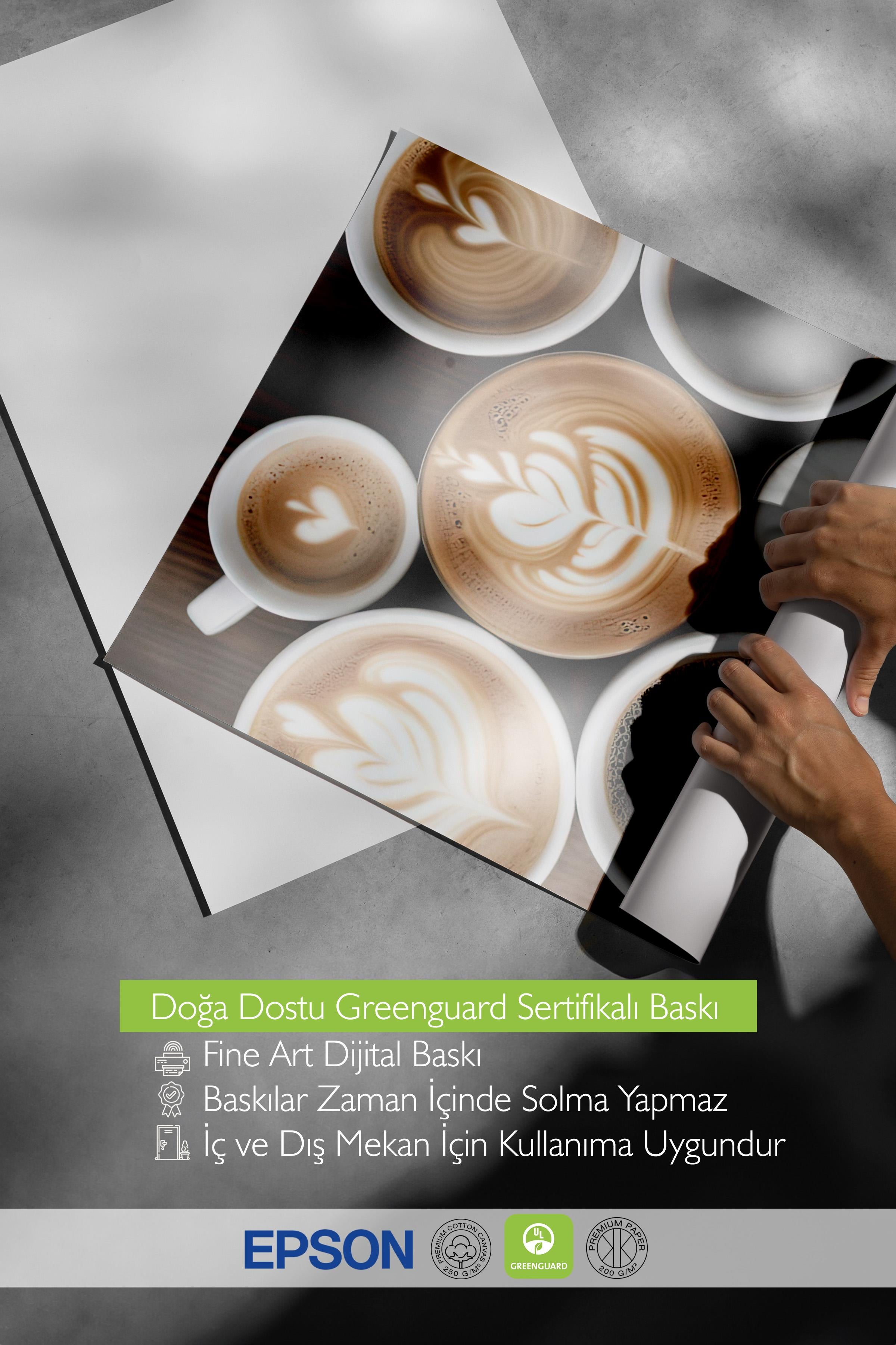 Coffee Varieties Poster, Çerçevesiz Duvar Posteri, Dikey Duvar Tablosu Comfort Serisi NO:108401