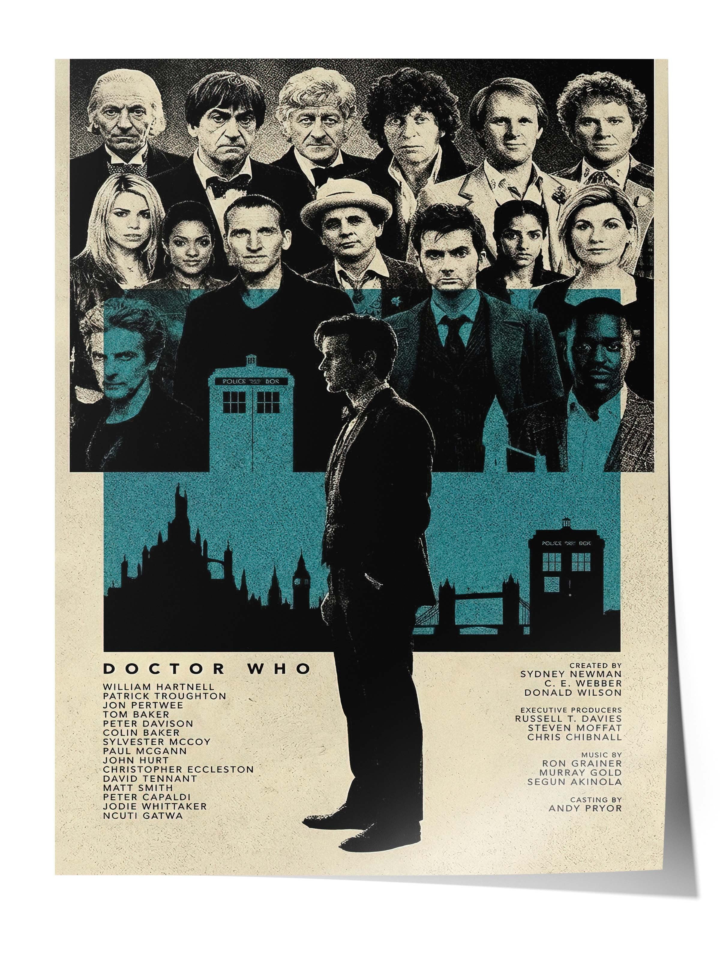 Doctor Who Posteri, Sinema ve Dizi Tablo Posterleri, Film Dizi Afişleri NO:112800