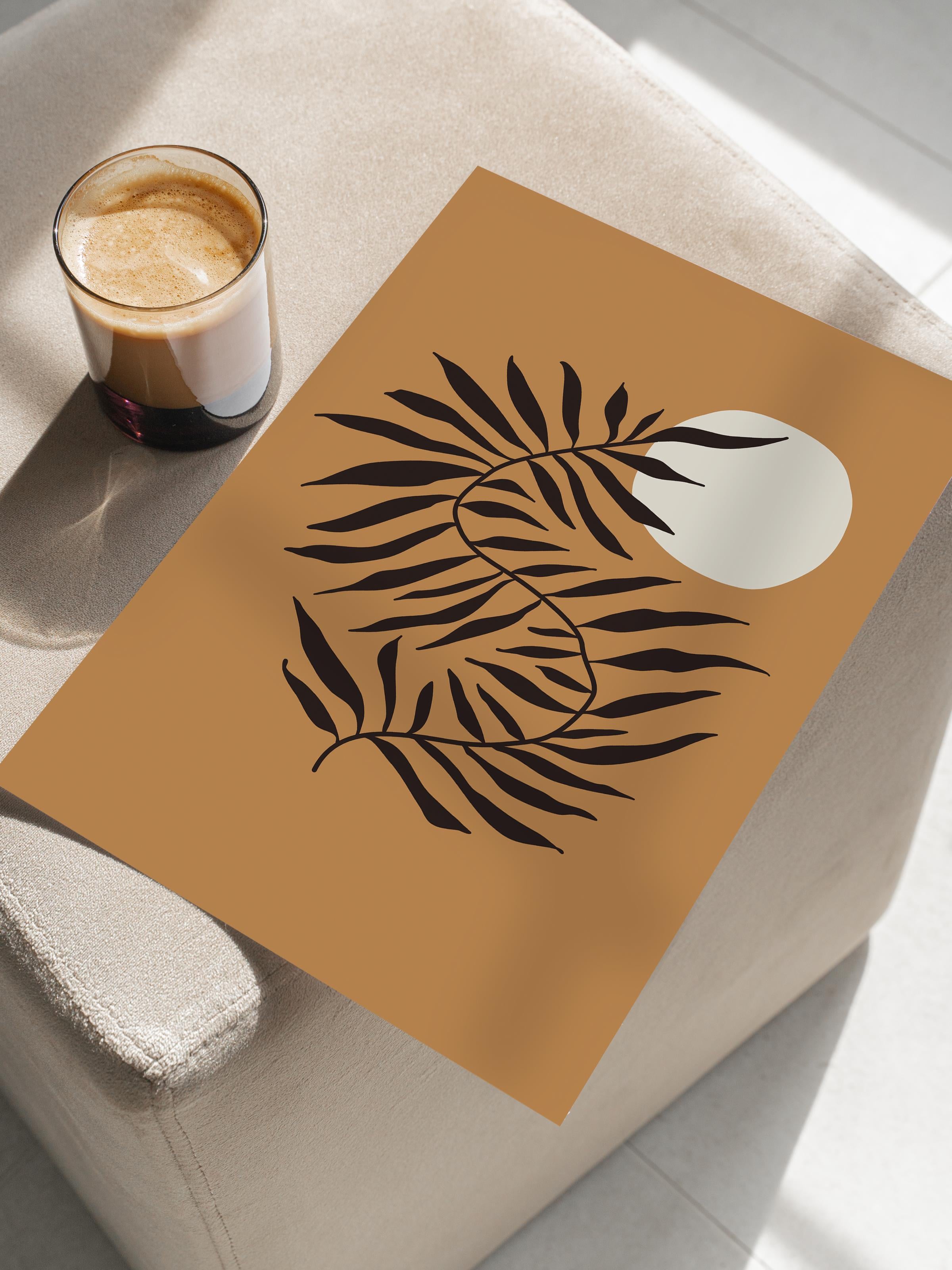 Doğal Tonlar Boho Duvar Dekoru, Çerçevesiz Poster, Çerçevesiz Duvar Tablosu - Fine Art Kağıt