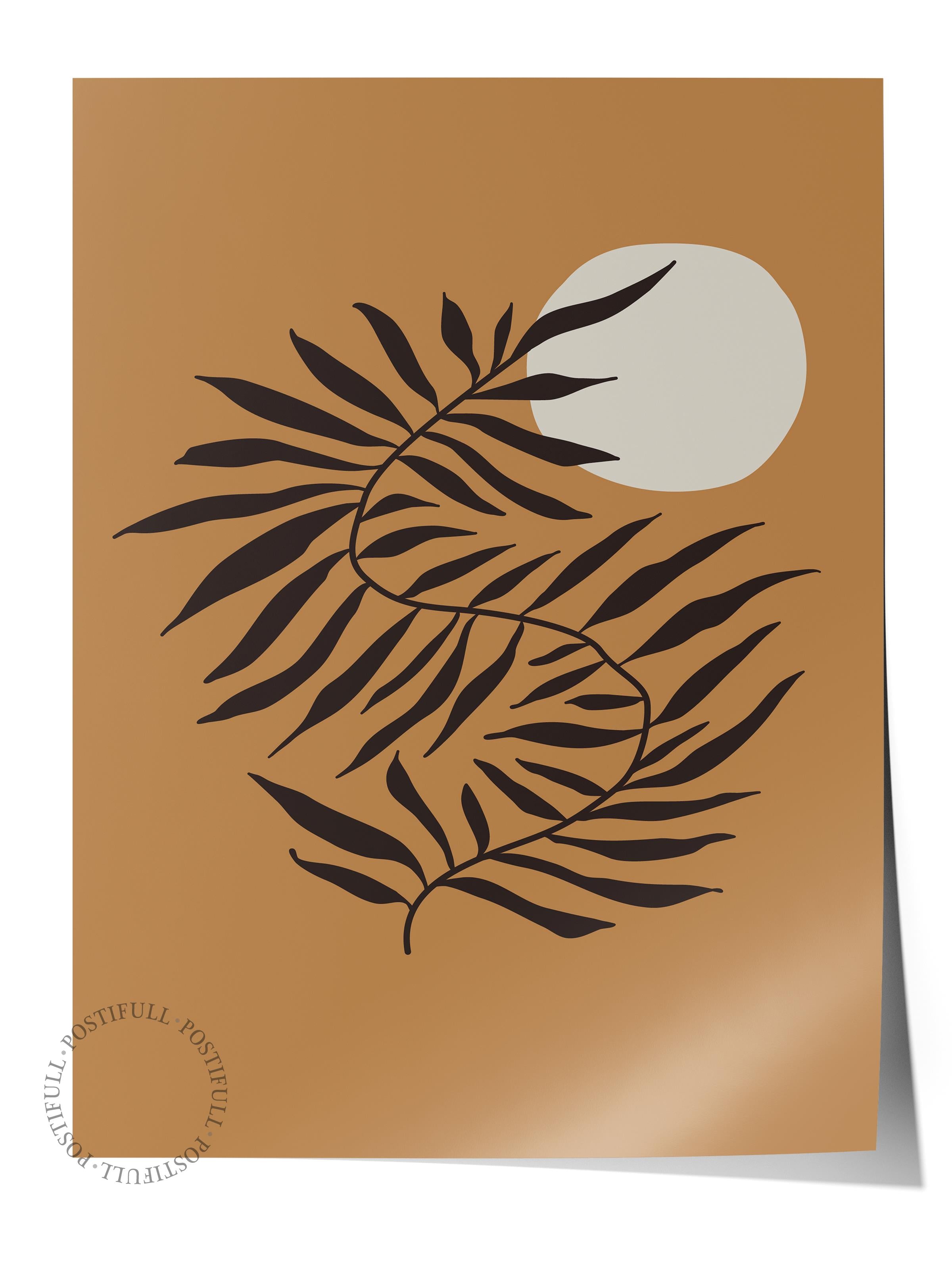 Doğal Tonlar Boho Duvar Dekoru, Çerçevesiz Poster, Çerçevesiz Duvar Tablosu - Fine Art Kağıt