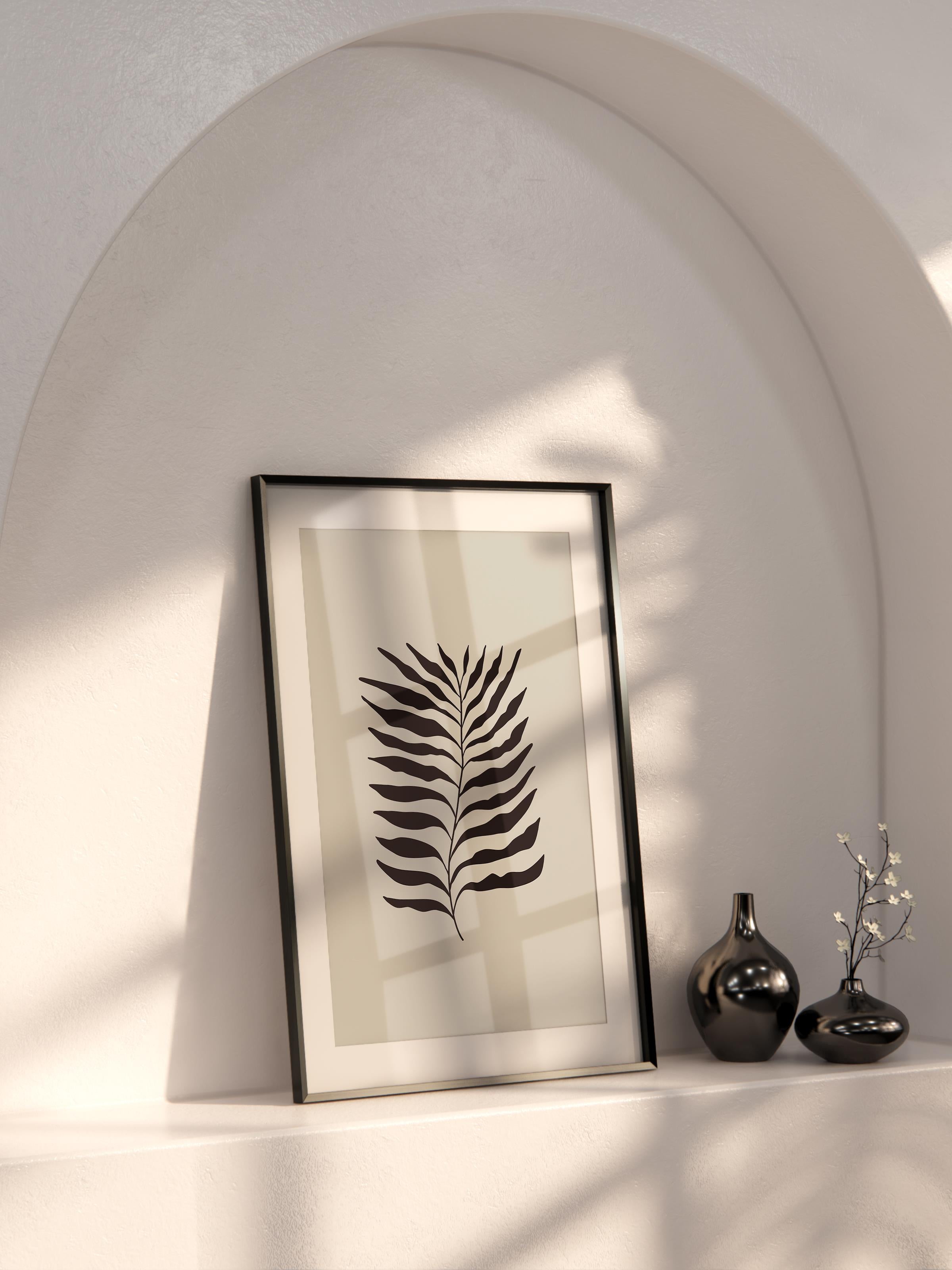 Doğal Tonlar Boho Duvar Dekoru, Çerçevesiz Poster, Çerçevesiz Duvar Tablosu - Fine Art Kağıt