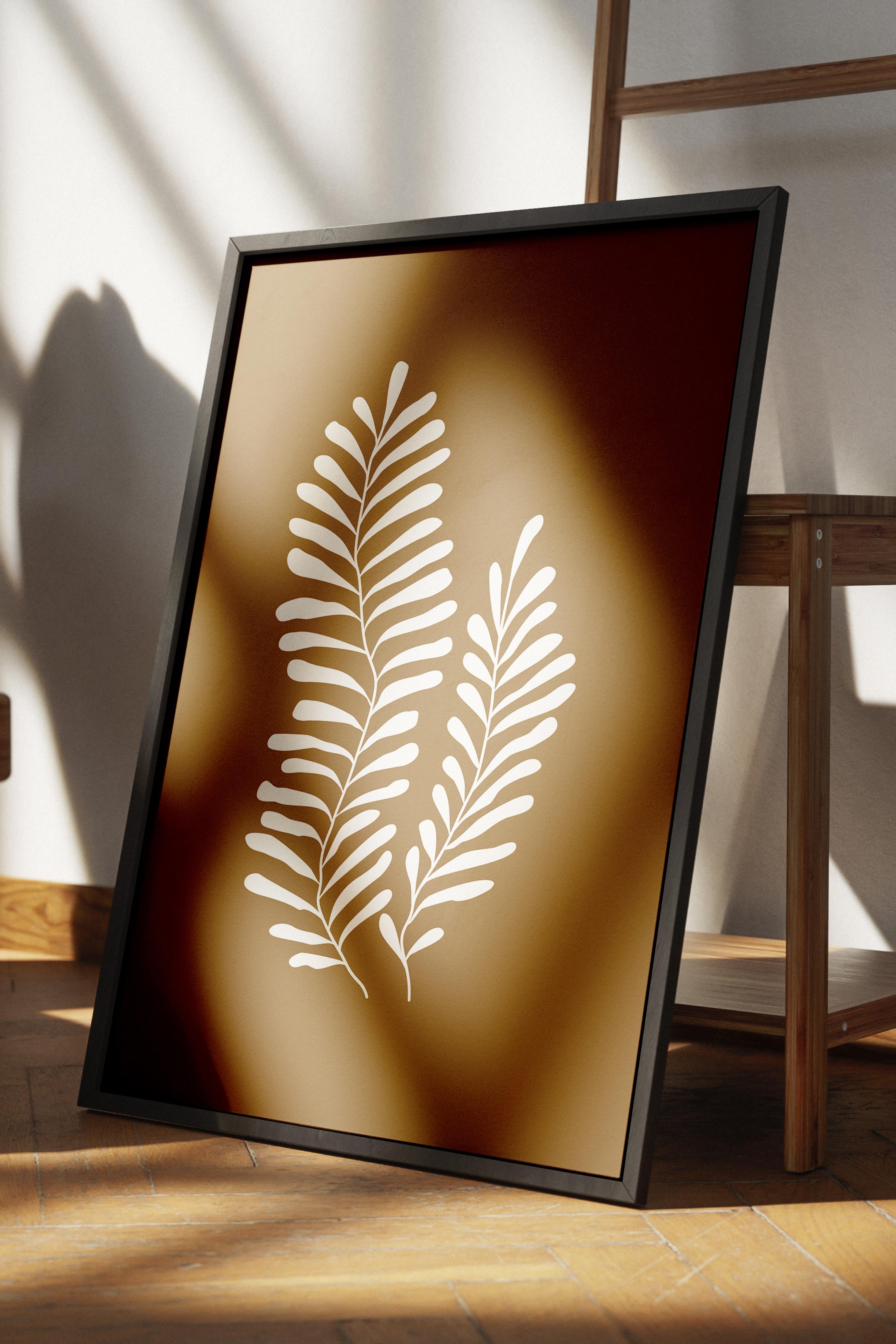 Doğal Tonlar Boho Duvar Dekoru, Çerçevesiz Poster, Çerçevesiz Duvar Tablosu - Fine Art Kağıt