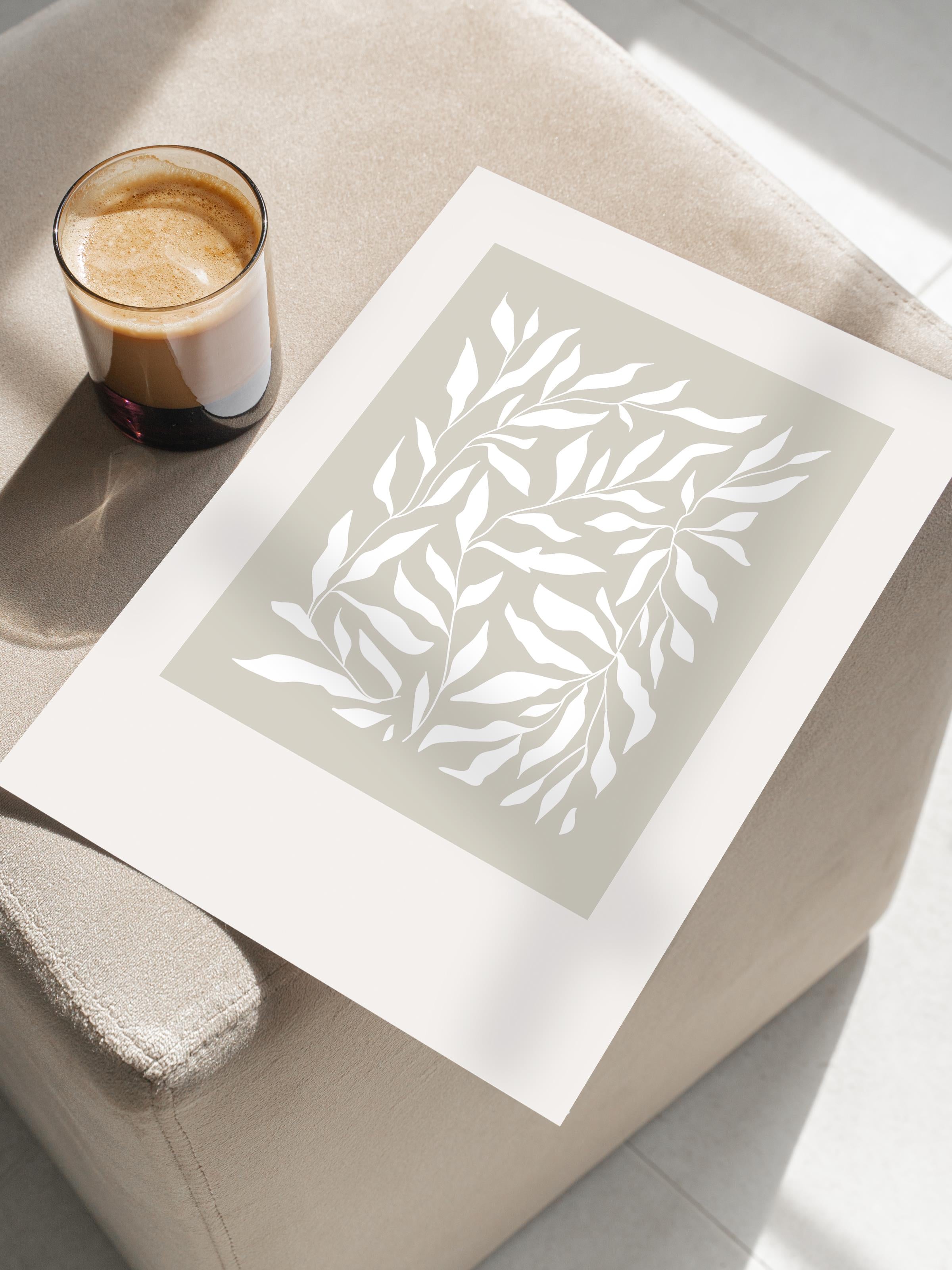 Doğal Tonlar Boho Duvar Dekoru, Çerçevesiz Poster, Çerçevesiz Duvar Tablosu - Fine Art Kağıt
