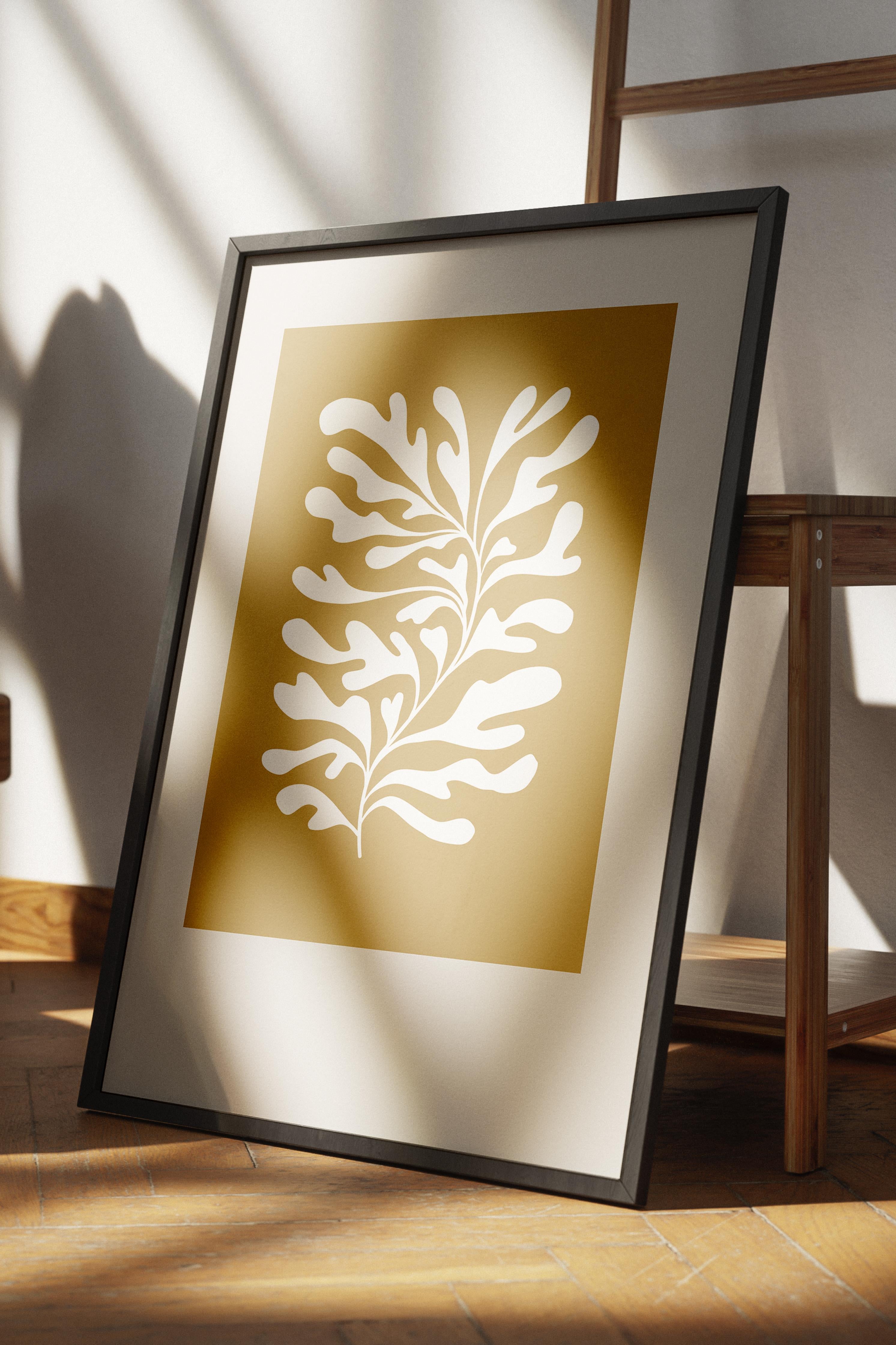 Doğal Tonlar Boho Duvar Dekoru, Çerçevesiz Poster, Çerçevesiz Duvar Tablosu - Fine Art Kağıt