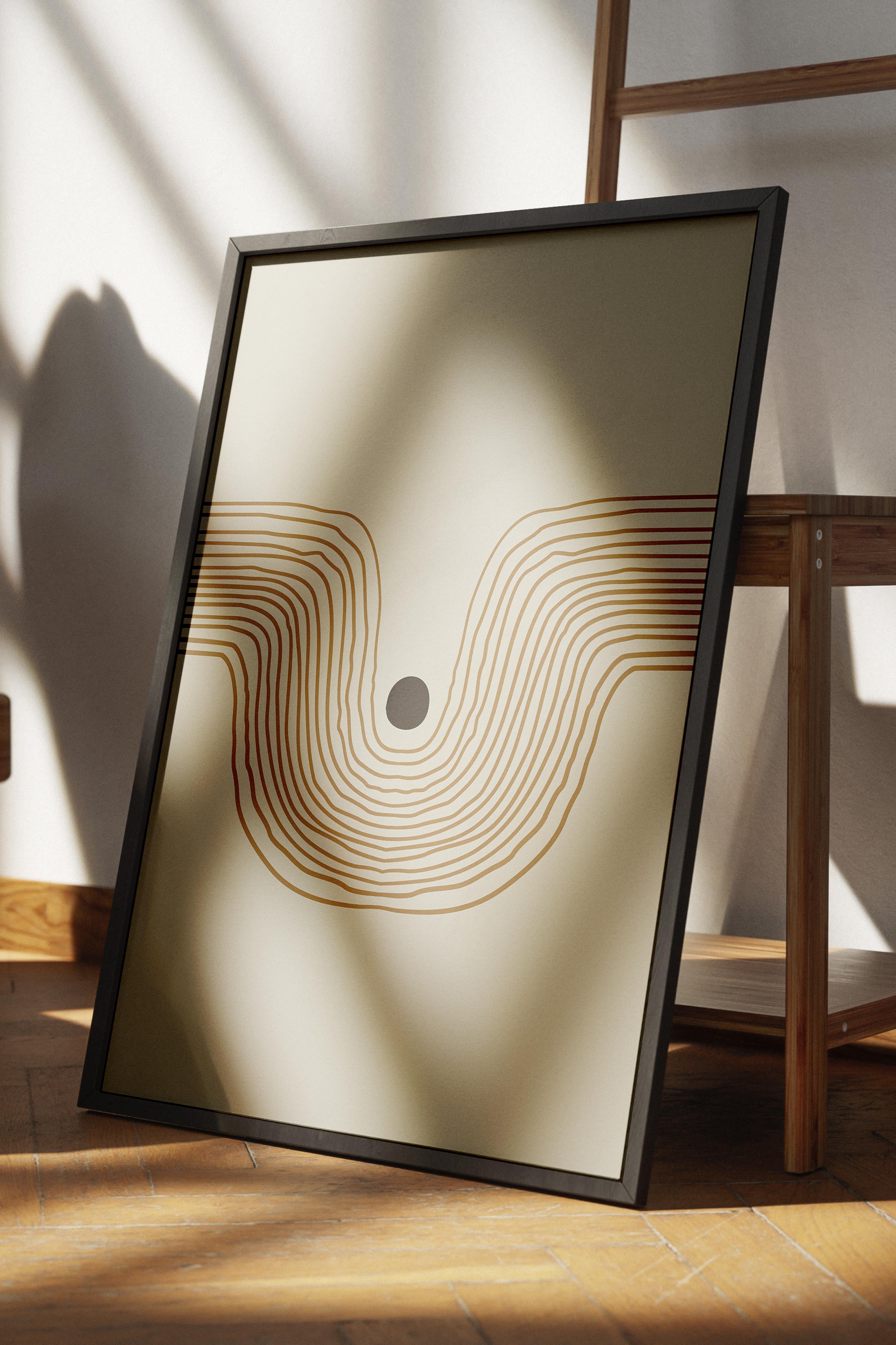 Doğal Tonlar Boho Duvar Dekoru, Çerçevesiz Poster, Çerçevesiz Duvar Tablosu - Fine Art Kağıt