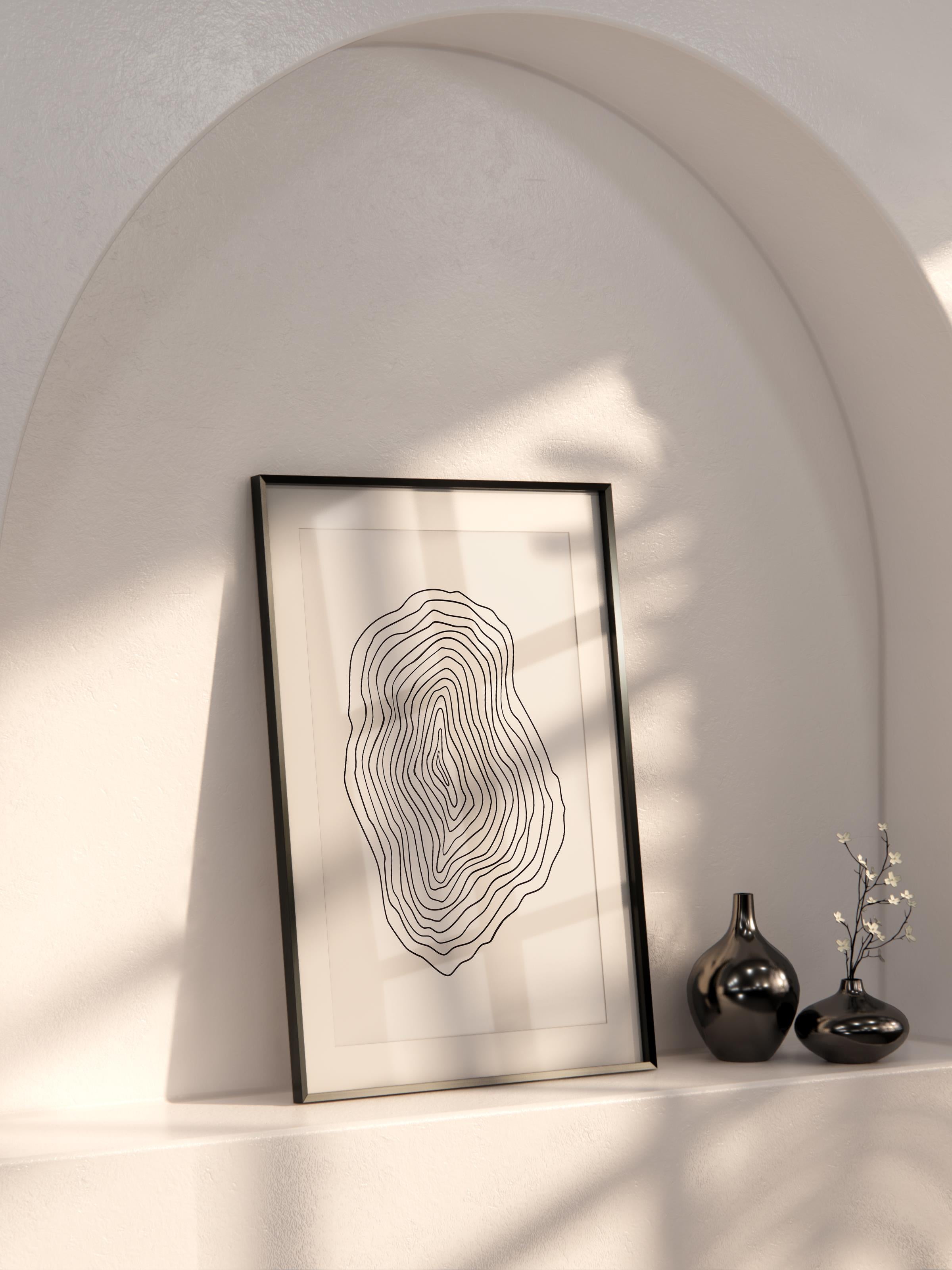 Doğal Tonlar Boho Duvar Dekoru, Çerçevesiz Poster, Çerçevesiz Duvar Tablosu - Fine Art Kağıt