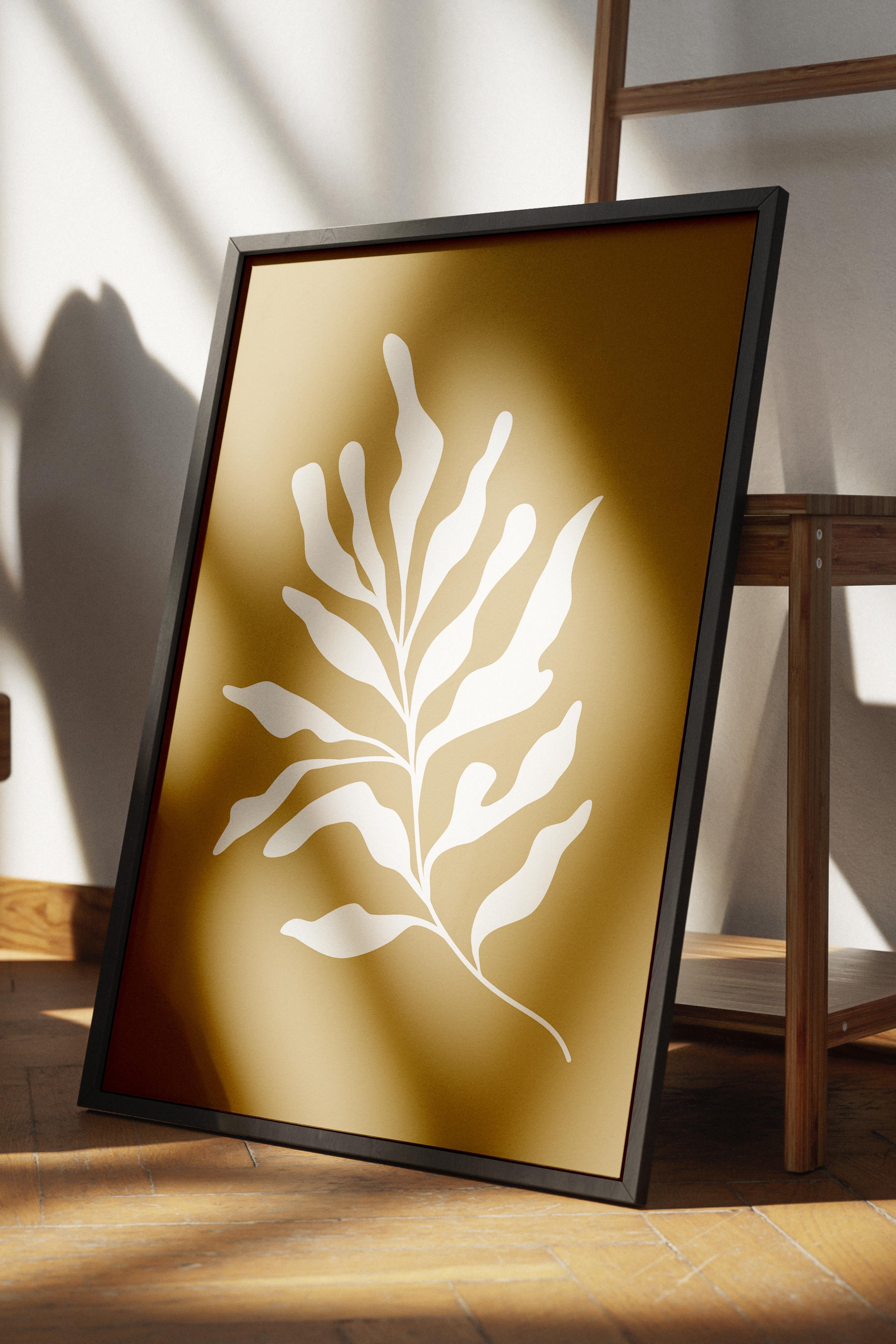 Doğal Tonlar Boho Duvar Dekoru, Çerçevesiz Poster, Çerçevesiz Duvar Tablosu - Fine Art Kağıt