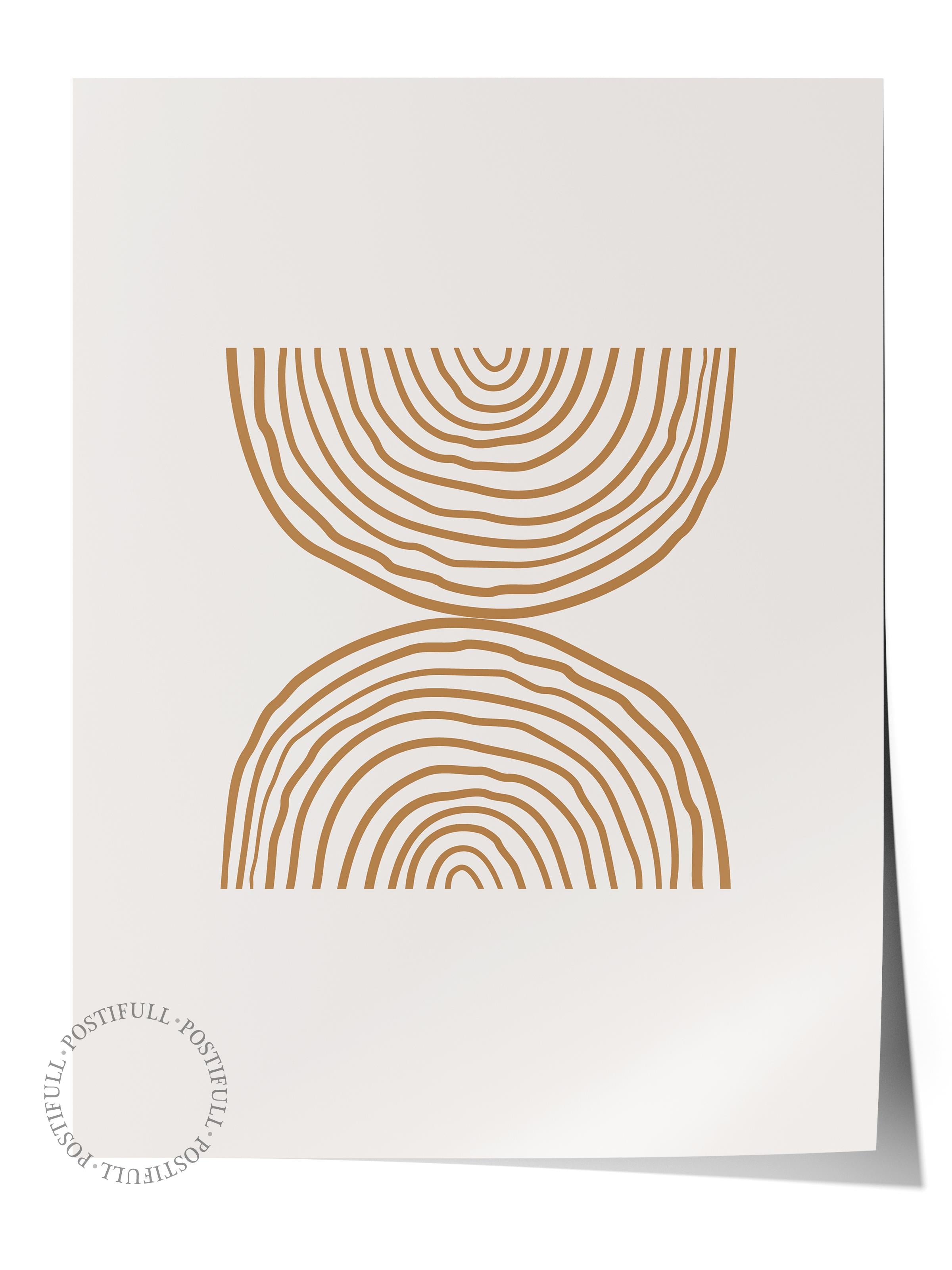 Doğal Tonlar Boho Duvar Dekoru, Çerçevesiz Poster, Çerçevesiz Duvar Tablosu - Fine Art Kağıt
