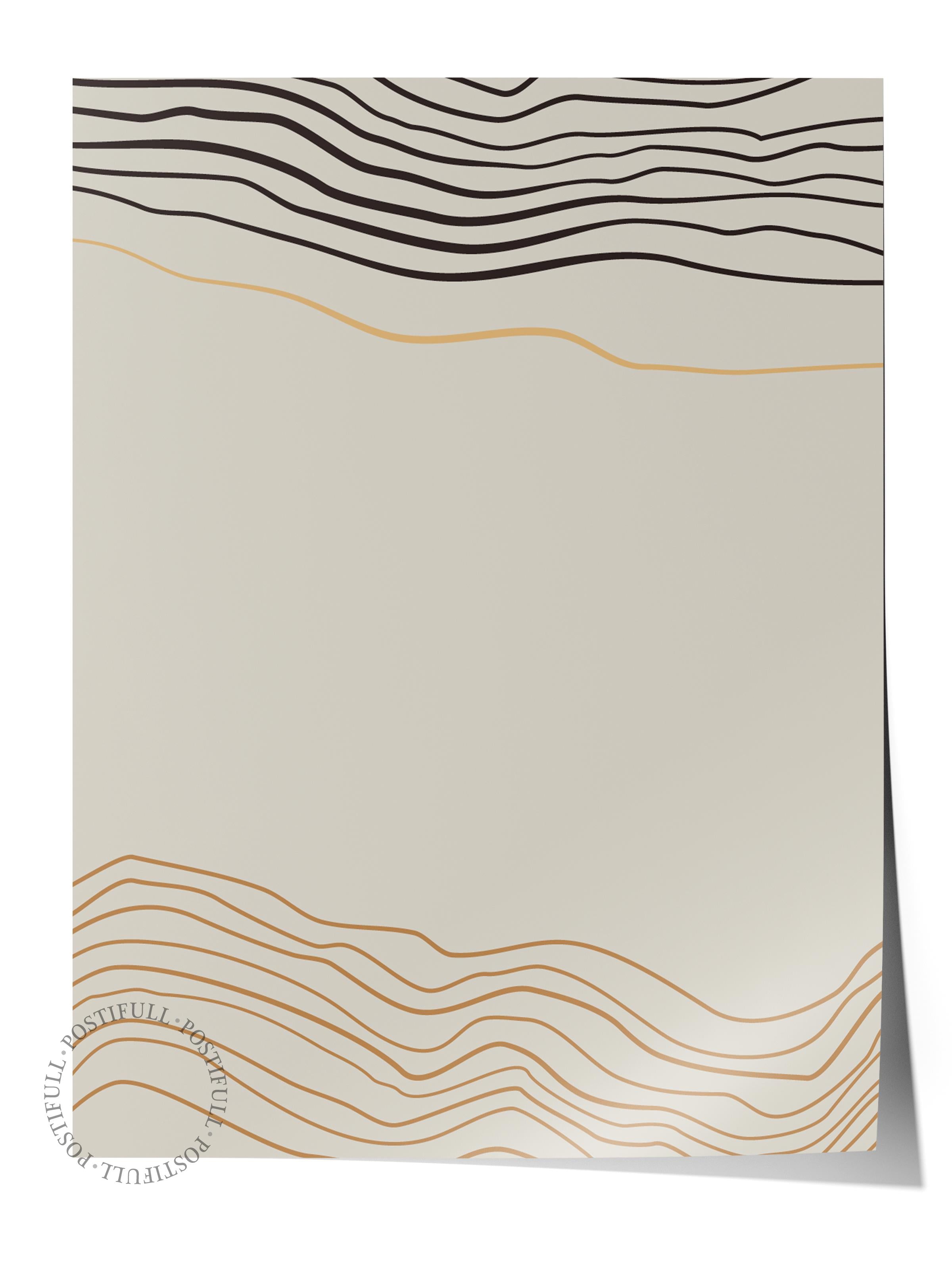 Doğal Tonlar Boho Duvar Dekoru, Çerçevesiz Poster, Çerçevesiz Duvar Tablosu - Fine Art Kağıt