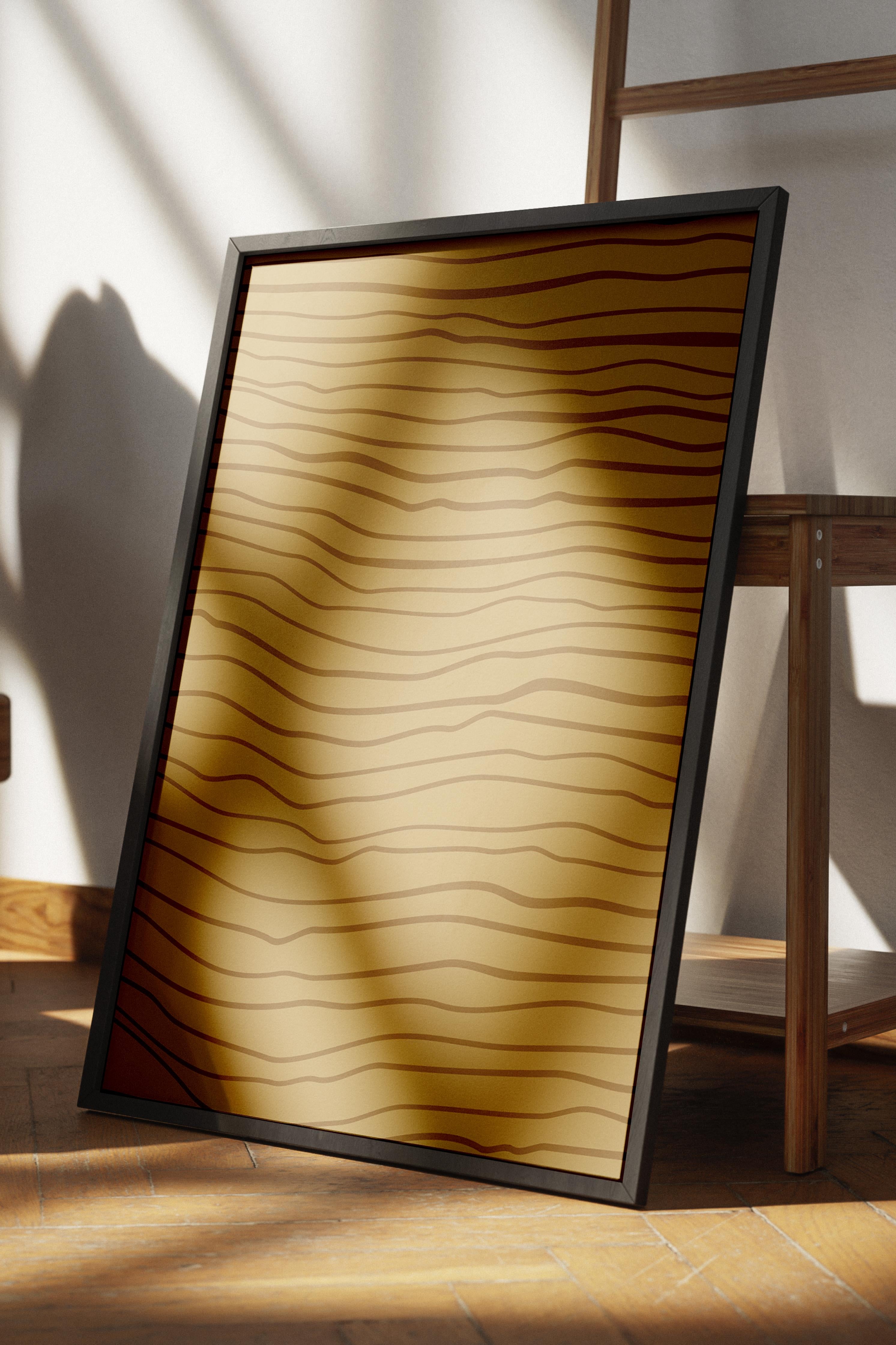 Doğal Tonlar Boho Duvar Dekoru, Çerçevesiz Poster, Çerçevesiz Duvar Tablosu - Fine Art Kağıt