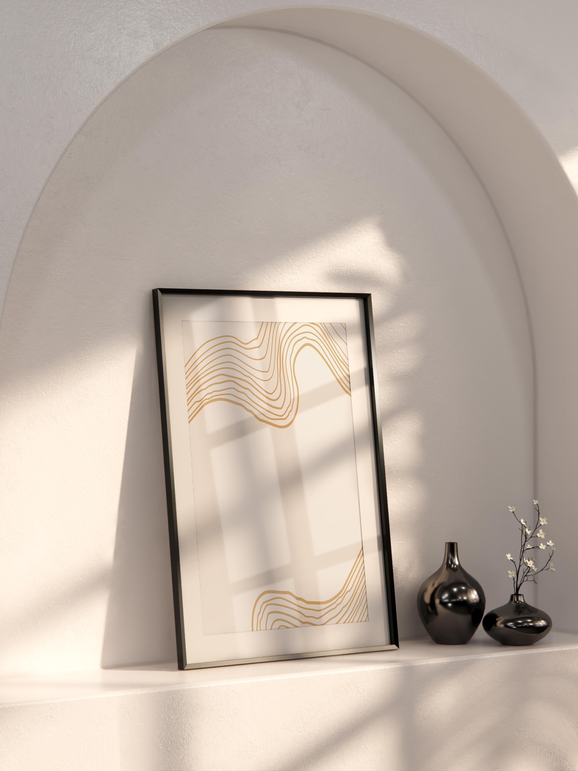 Doğal Tonlar Boho Duvar Dekoru, Çerçevesiz Poster, Çerçevesiz Duvar Tablosu - Fine Art Kağıt