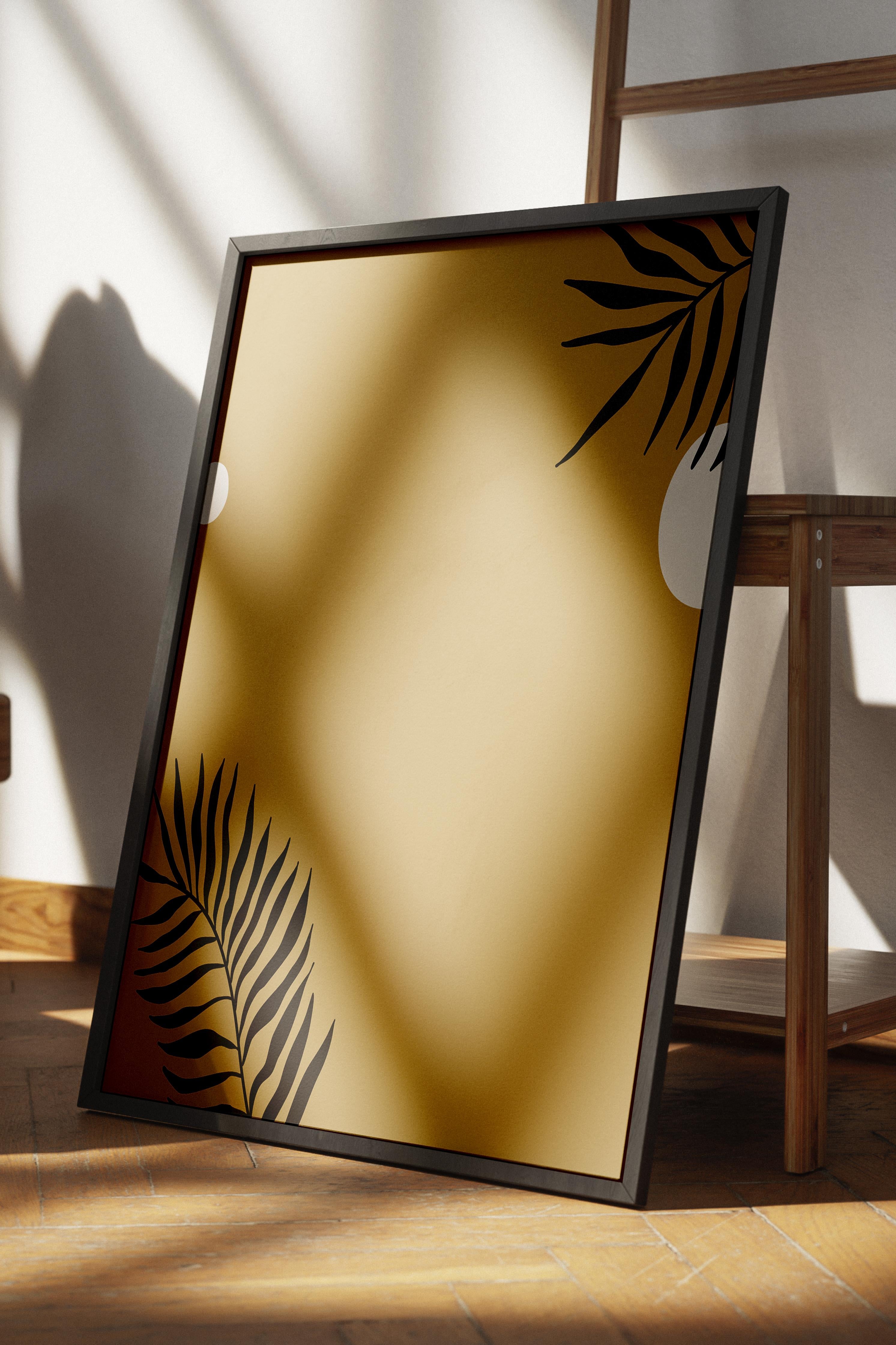 Doğal Tonlar Boho Duvar Dekoru, Çerçevesiz Poster, Çerçevesiz Duvar Tablosu - Fine Art Kağıt