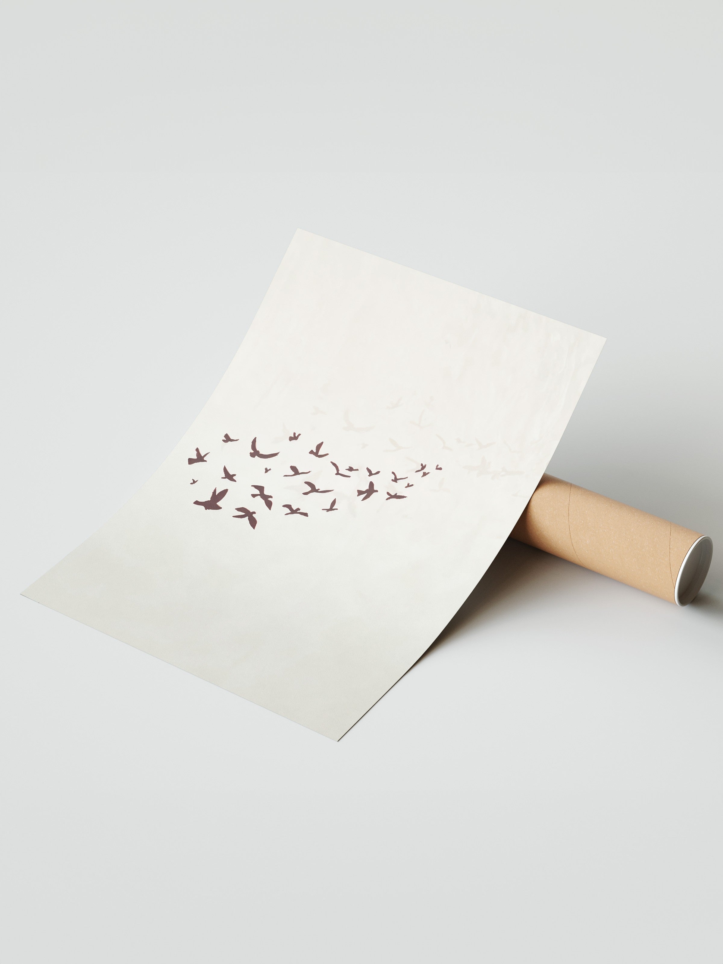 Duvar Posteri, Çerçevesiz Poster, Sanatsal Baskı, Ritüel Serisi, Kuş Tablo, NO:115204