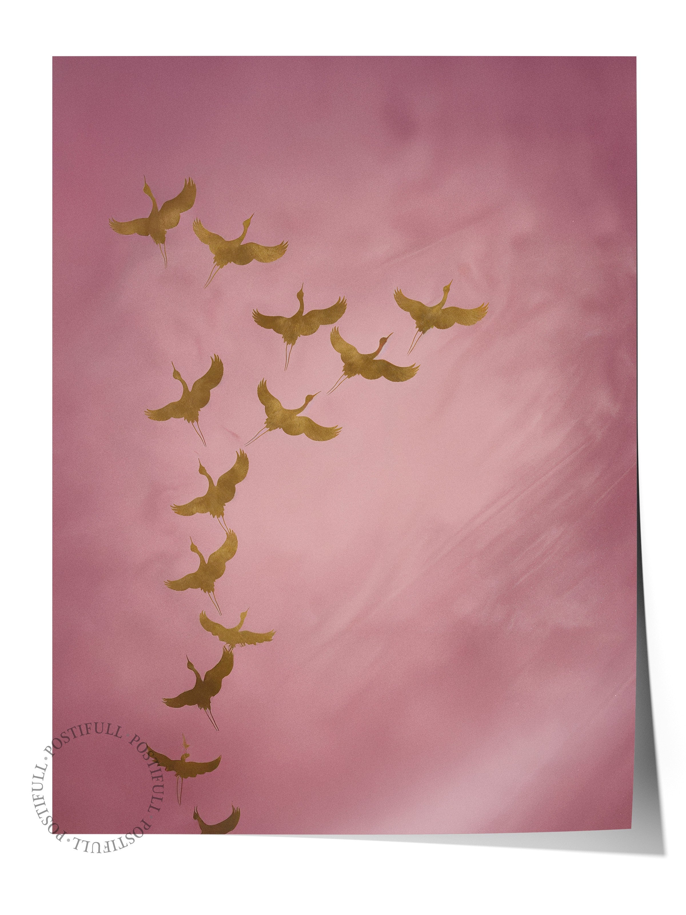 Duvar Posteri, Çerçevesiz Poster, Sanatsal Baskı, Ritüel Serisi, Kuş Tablo, NO:115206