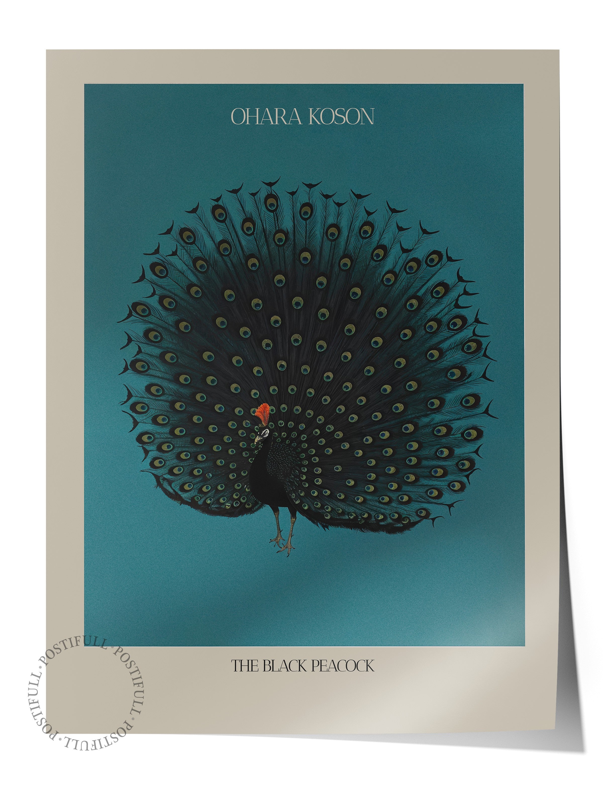 Duvar Posteri, Çerçevesiz Poster, Sanatsal Baskı, Ritüel Serisi, Kuş Tablo, NO:115211