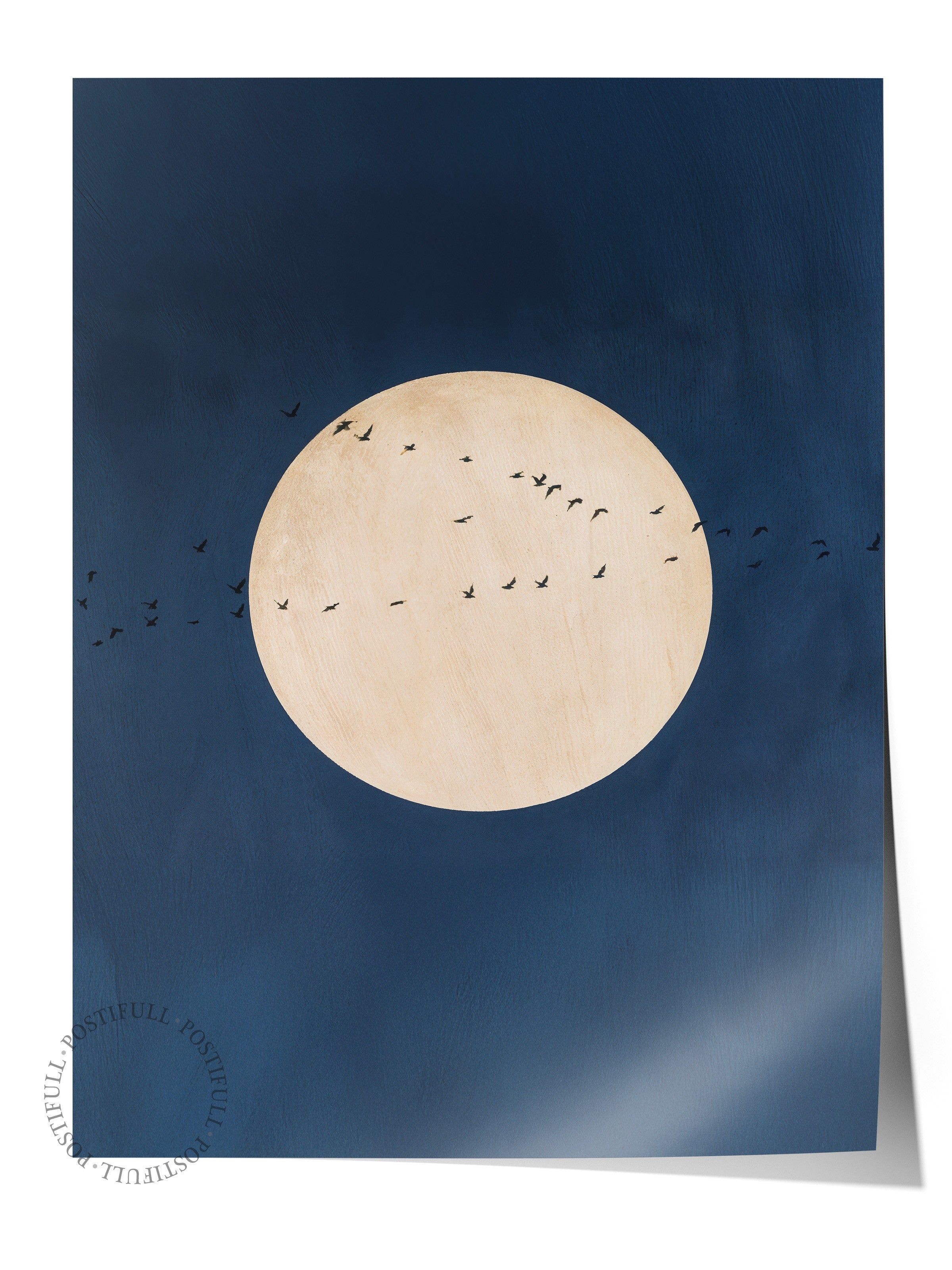 Duvar Posteri, Çerçevesiz Poster, Sanatsal Baskı, Ritüel Serisi, Kuş Tablo, NO:115212