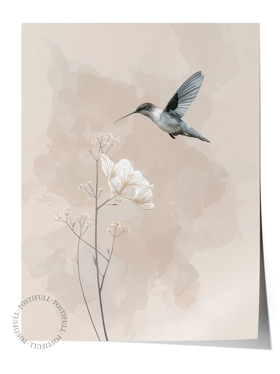 Duvar Posteri, Çerçevesiz Poster, Sanatsal Baskı, Ritüel Serisi, Kuş Tablo, NO:115244