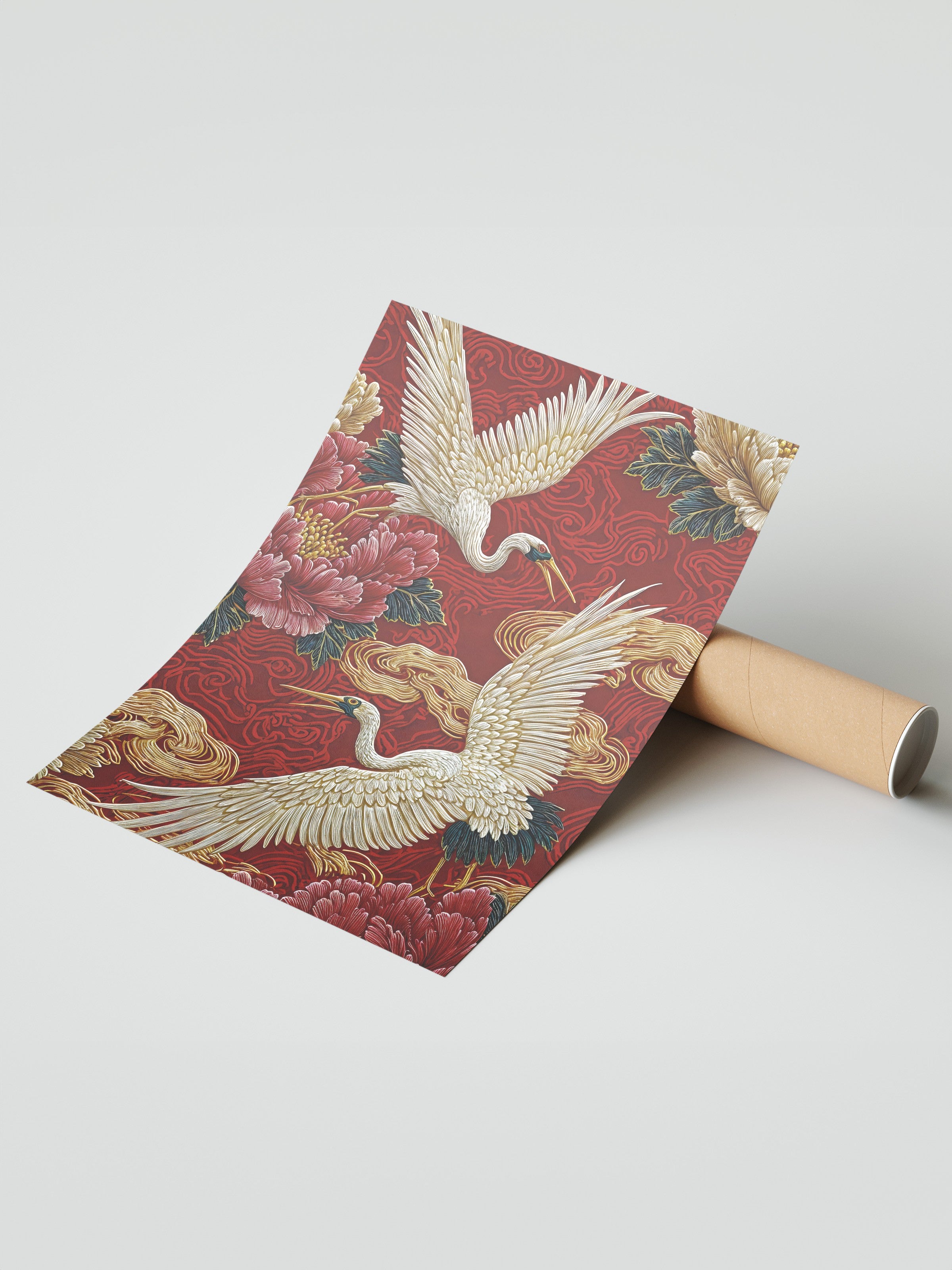 Duvar Posteri, Çerçevesiz Poster, Sanatsal Baskı, Ritüel Serisi, Kuş Tablo, NO:115248