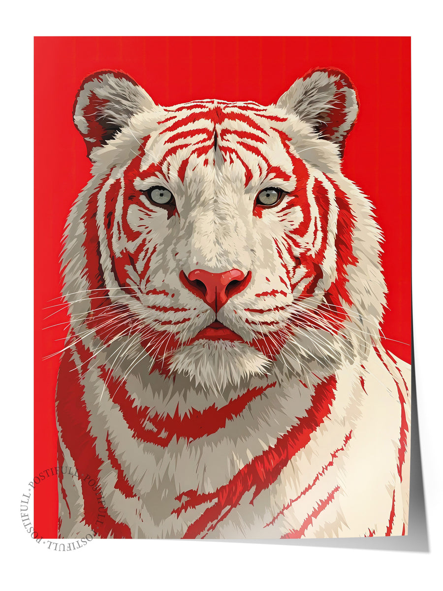 Duvar Posteri, Çerçevesiz Poster, Sanatsal Baskı, Ritüel Serisi, Leopar Tablo, NO:115275