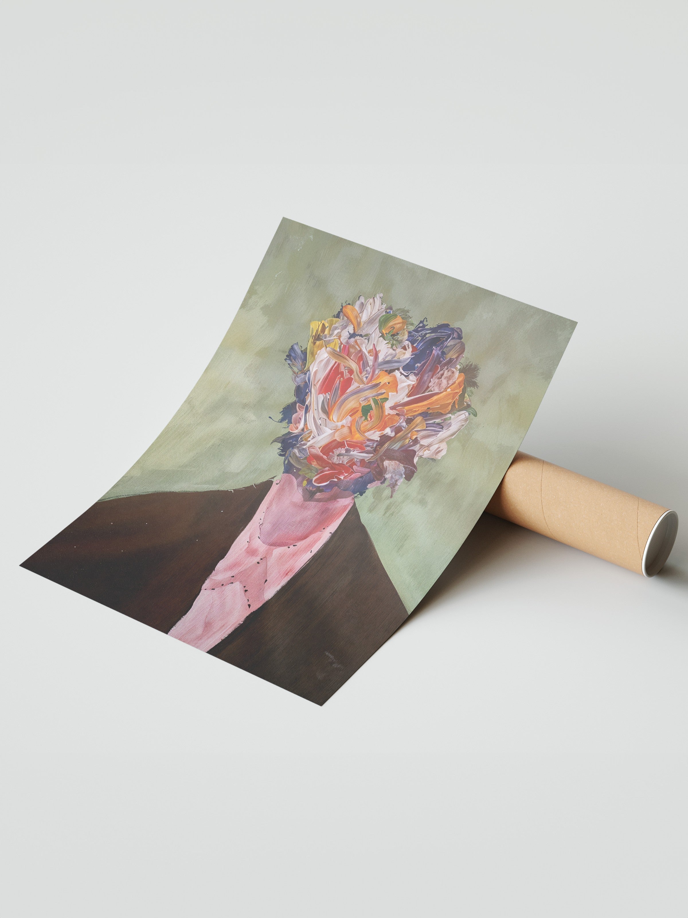 Duvar Posteri, Çerçevesiz Poster, Sanatsal Baskı, Ritüel Serisi, Maximalist Tablo, NO:115194