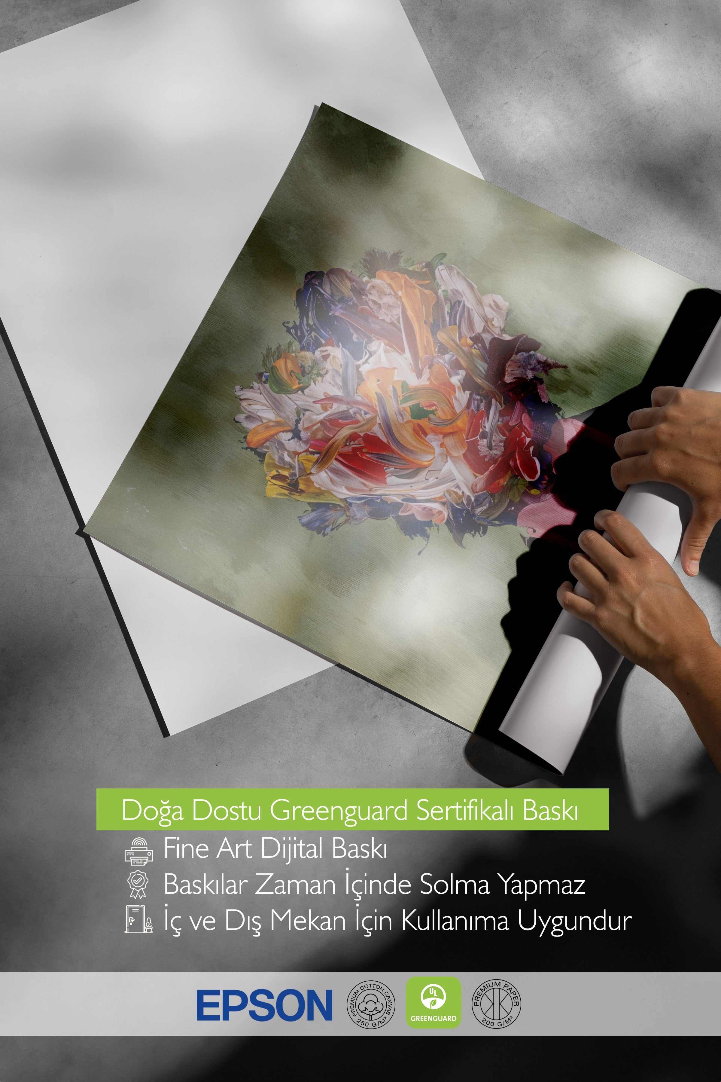 Duvar Posteri, Çerçevesiz Poster, Sanatsal Baskı, Ritüel Serisi, Maximalist Tablo, NO:115194