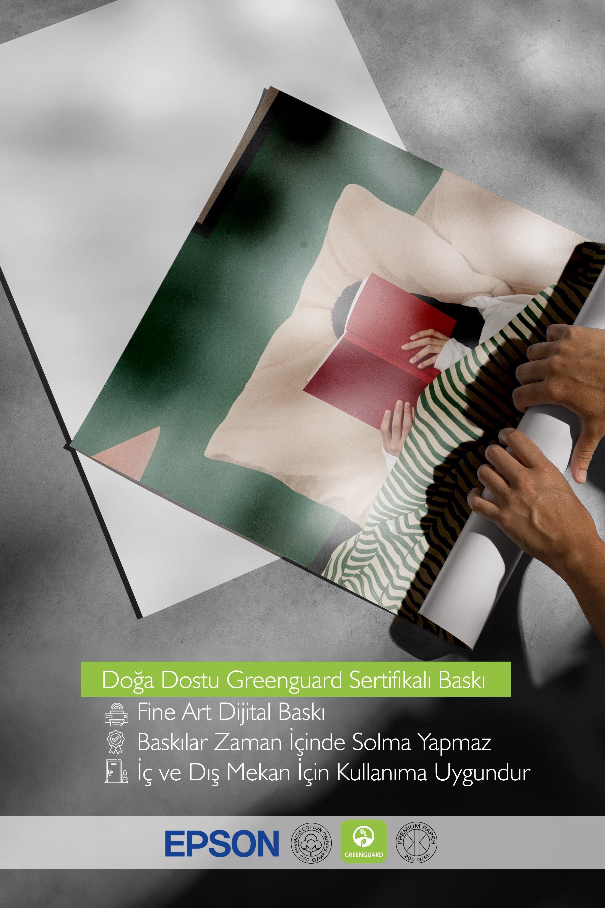 Duvar Posteri, Çerçevesiz Poster, Sanatsal Baskı, Ritüel Serisi, Maximalist Tablo, NO:115195