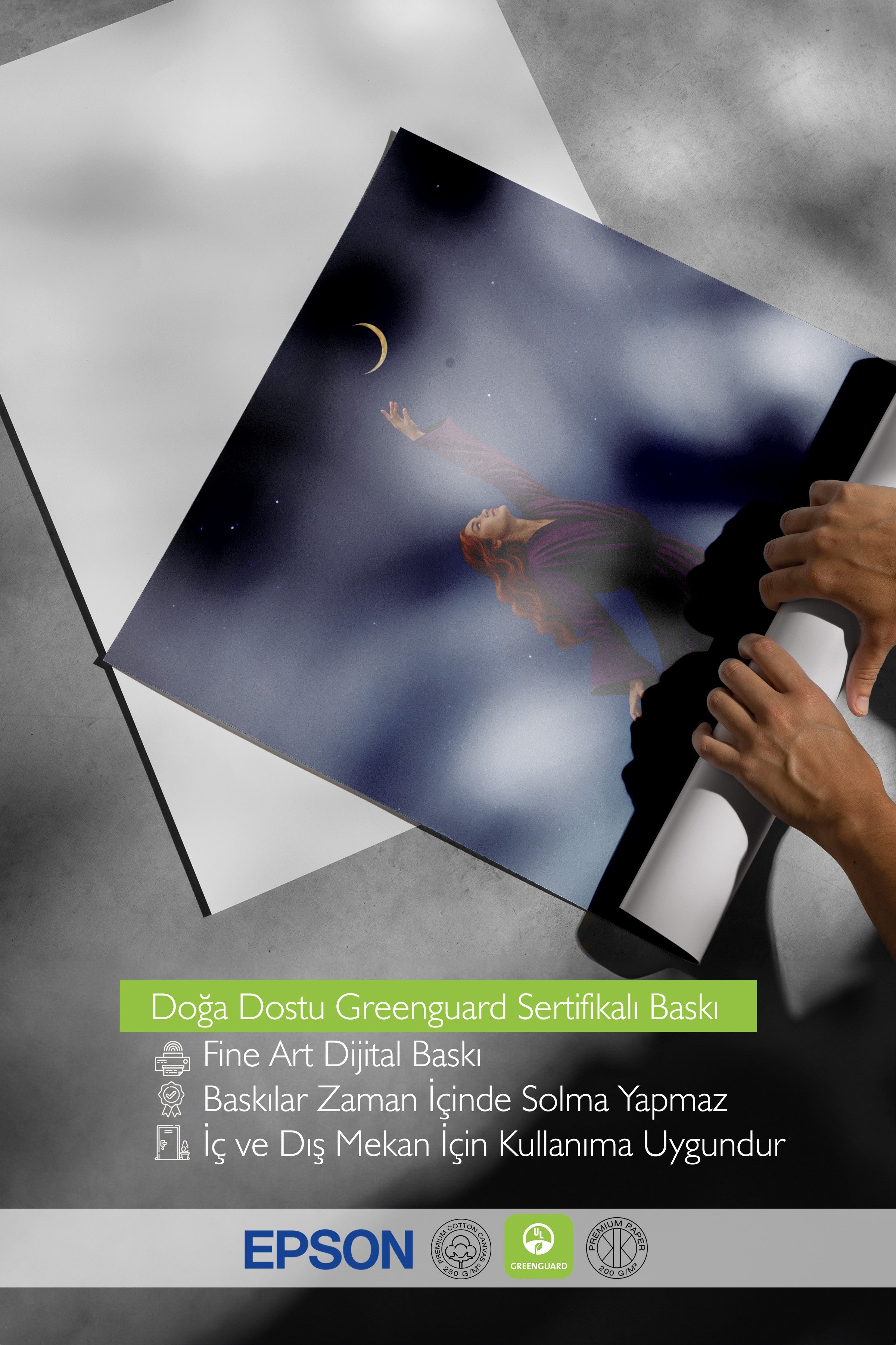 Duvar Posteri, Çerçevesiz Poster, Sanatsal Baskı, Ritüel Serisi, Maximalist Tablo, NO:115201