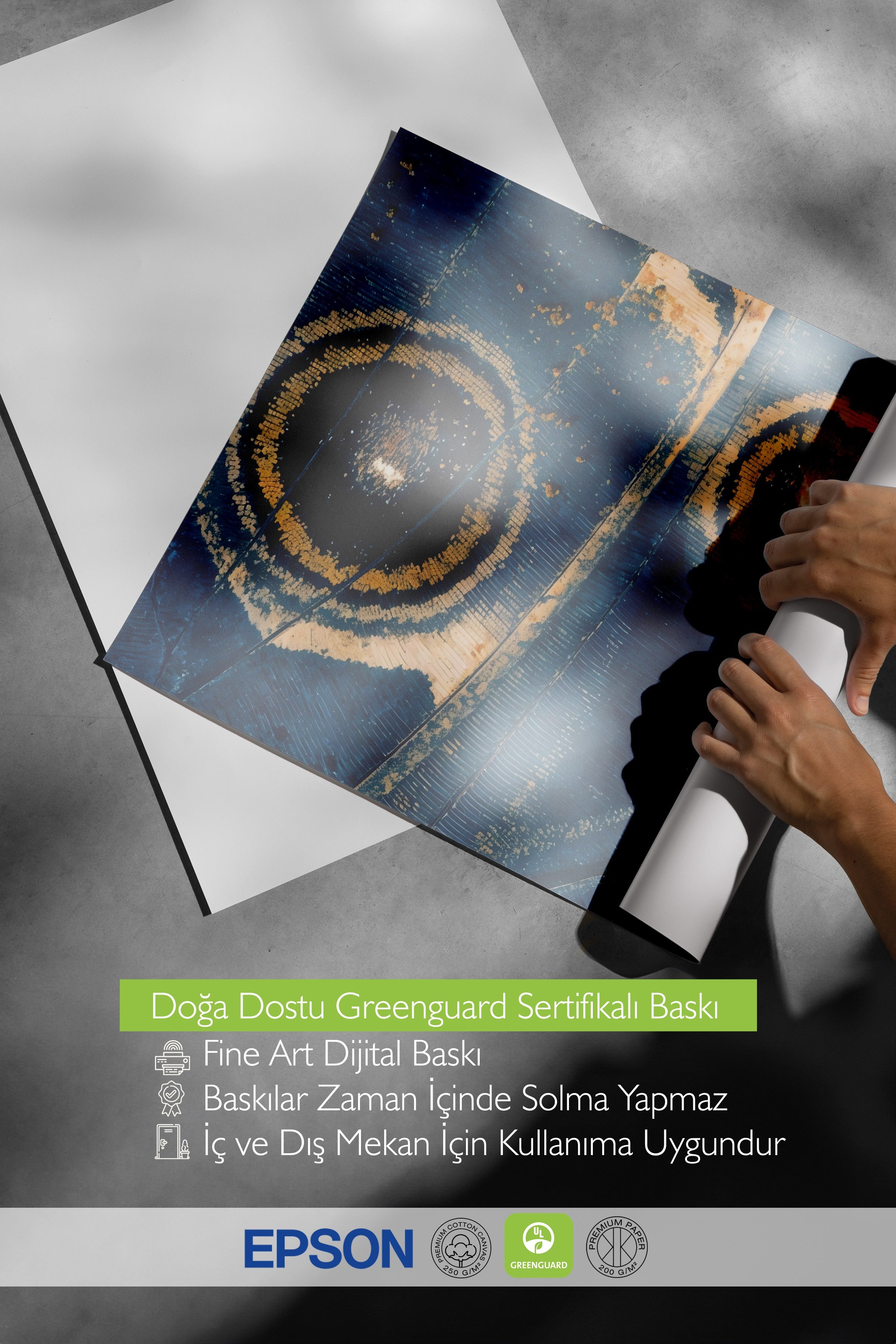 Duvar Posteri, Çerçevesiz Poster, Sanatsal Baskı, Ritüel Serisi, NO:115255