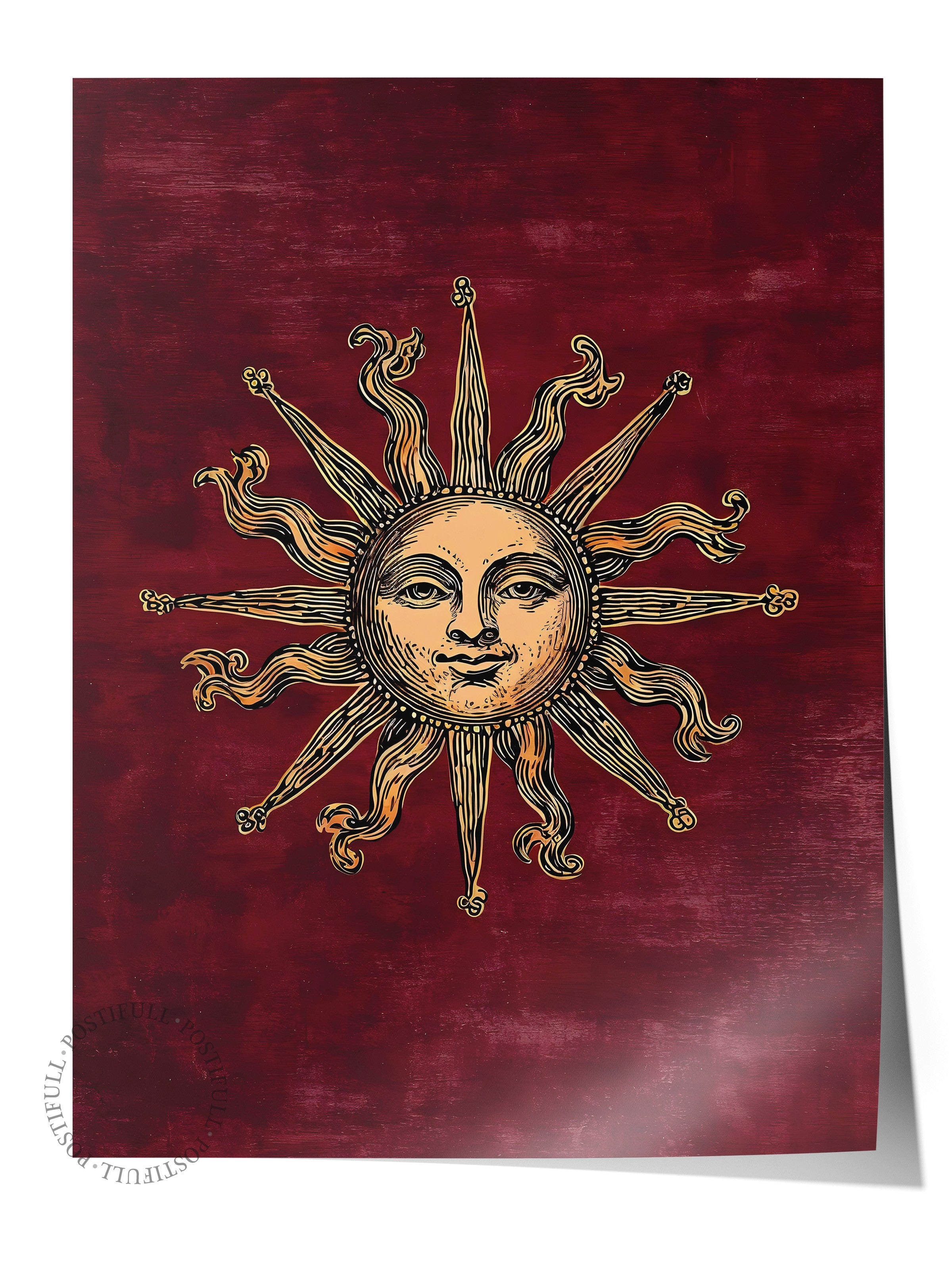 Duvar Posteri, Çerçevesiz Poster, Sanatsal Baskı, Ritüel Serisi, NO:115256