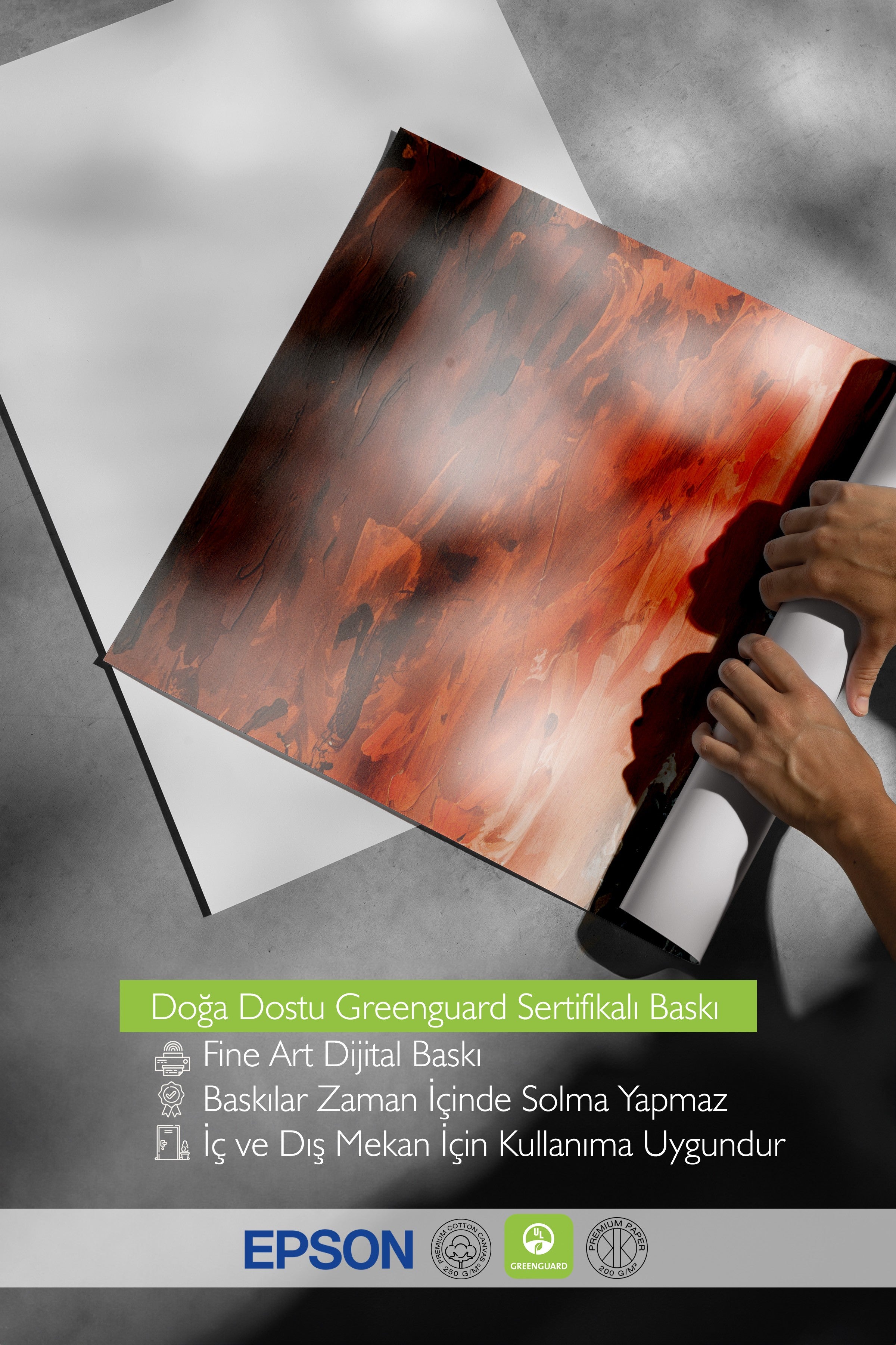 Duvar Posteri, Çerçevesiz Poster, Sanatsal Baskı, Ritüel Serisi, Yağlıboya Tablo, NO:115217