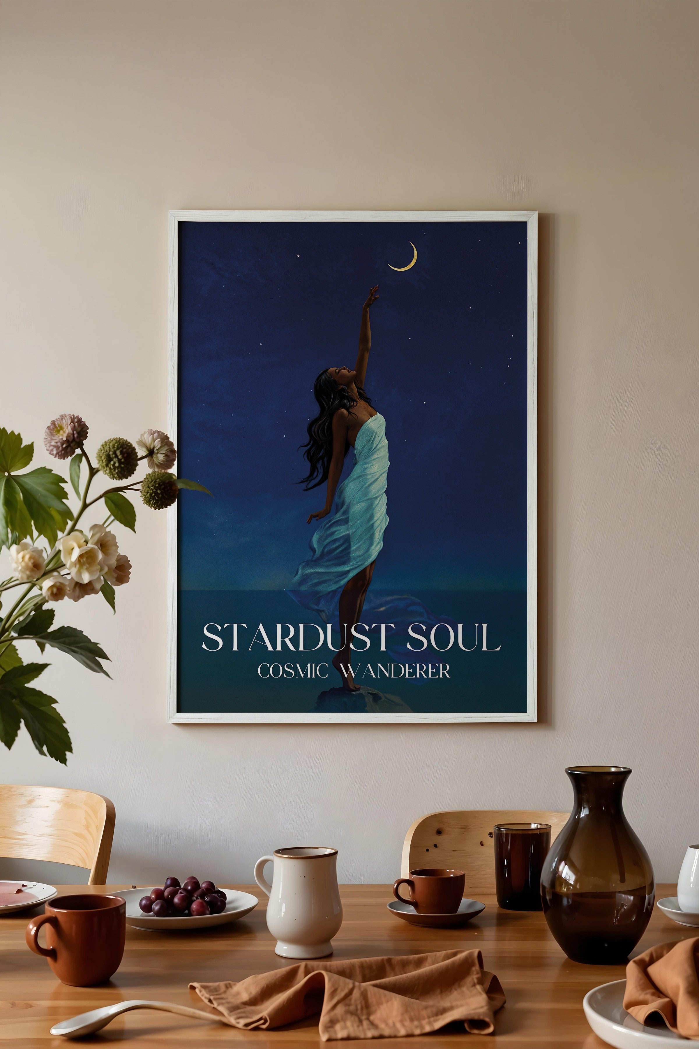 Duvar Tablosu, Beyaz Çerçeveli Tablo ve Poster, Ritüel Serisi, NO:115215