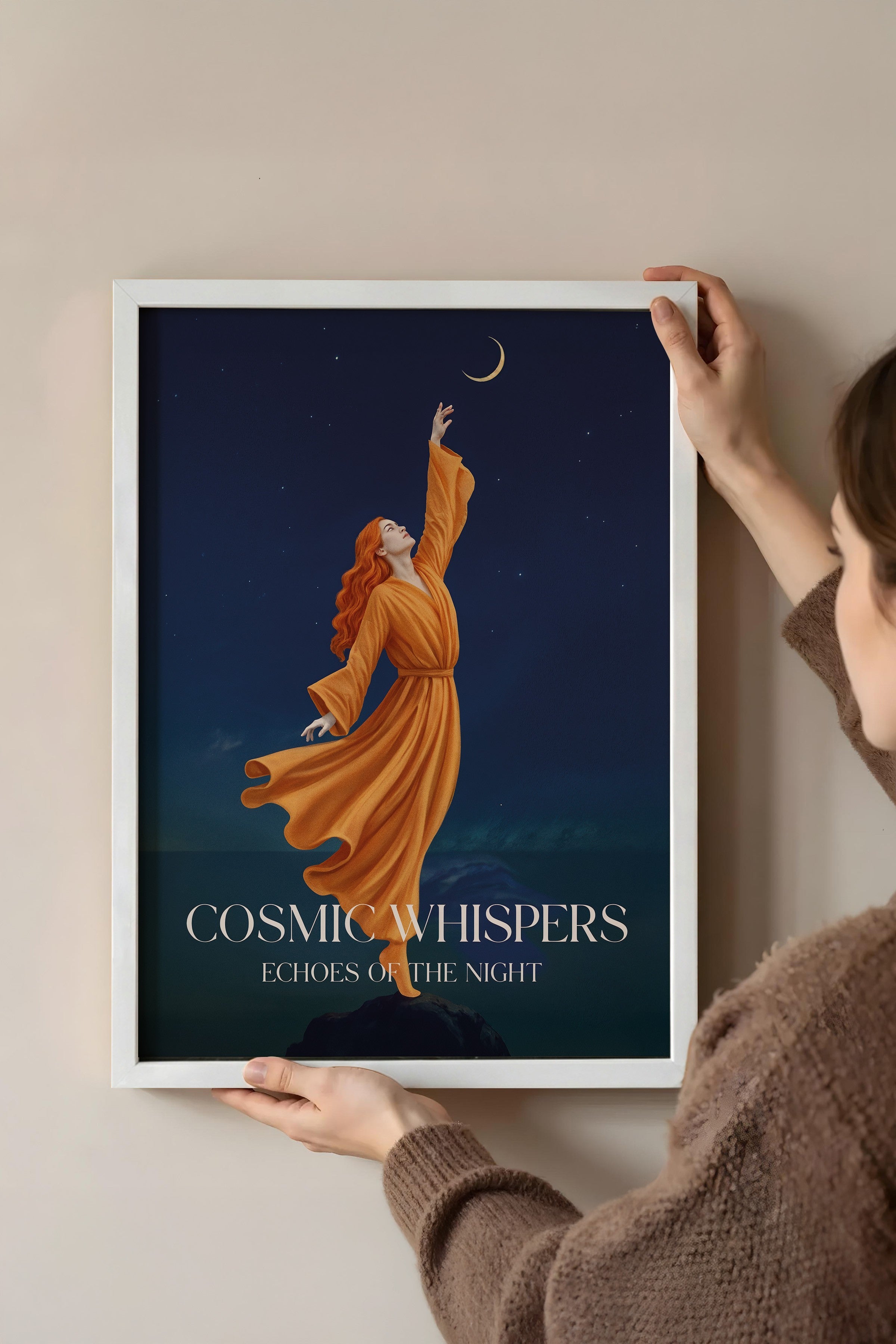 Duvar Tablosu, Beyaz Çerçeveli Tablo ve Poster, Ritüel Serisi, NO:115229