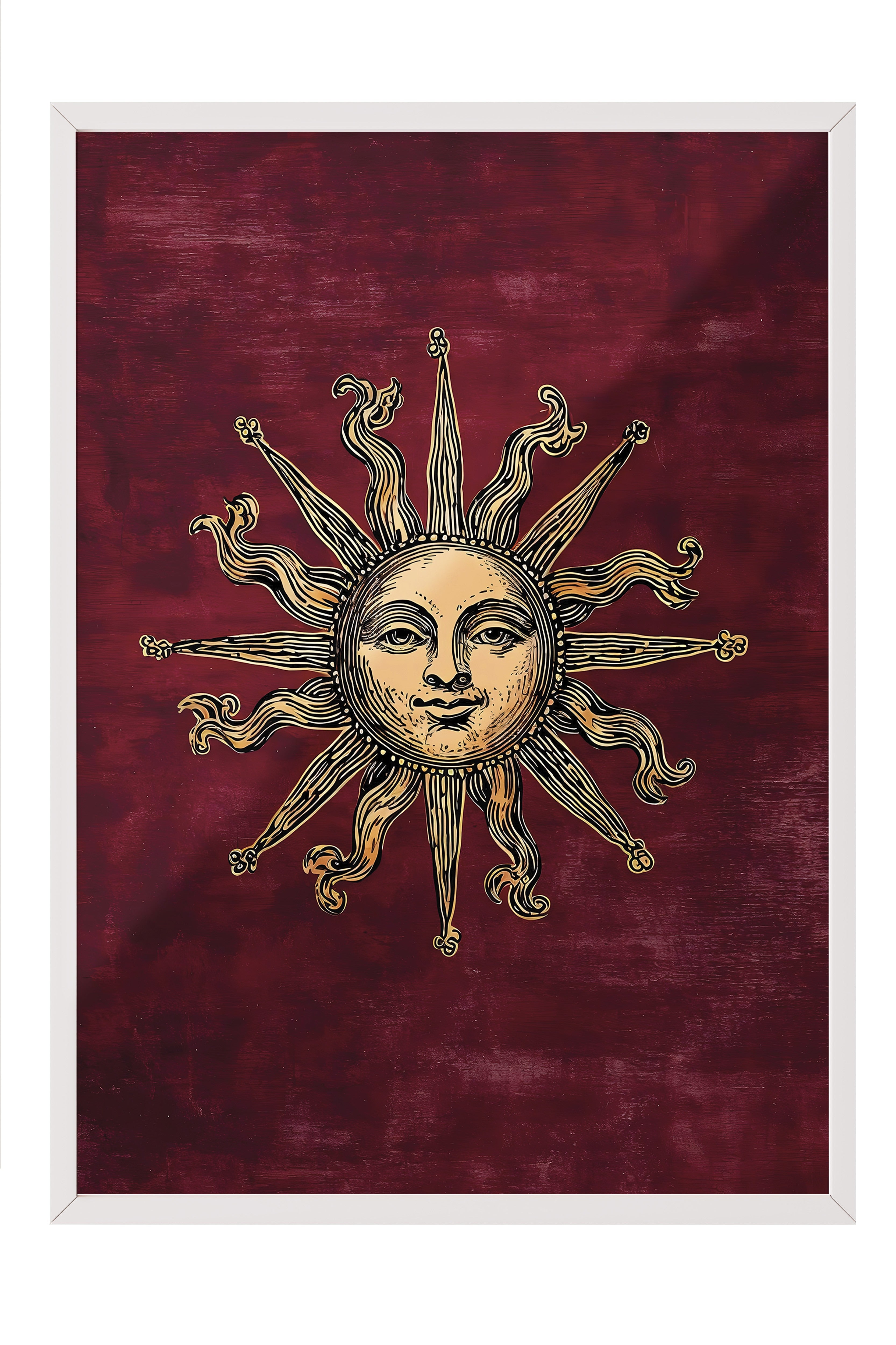 Duvar Tablosu, Beyaz Çerçeveli Tablo ve Poster, Ritüel Serisi, NO:115256